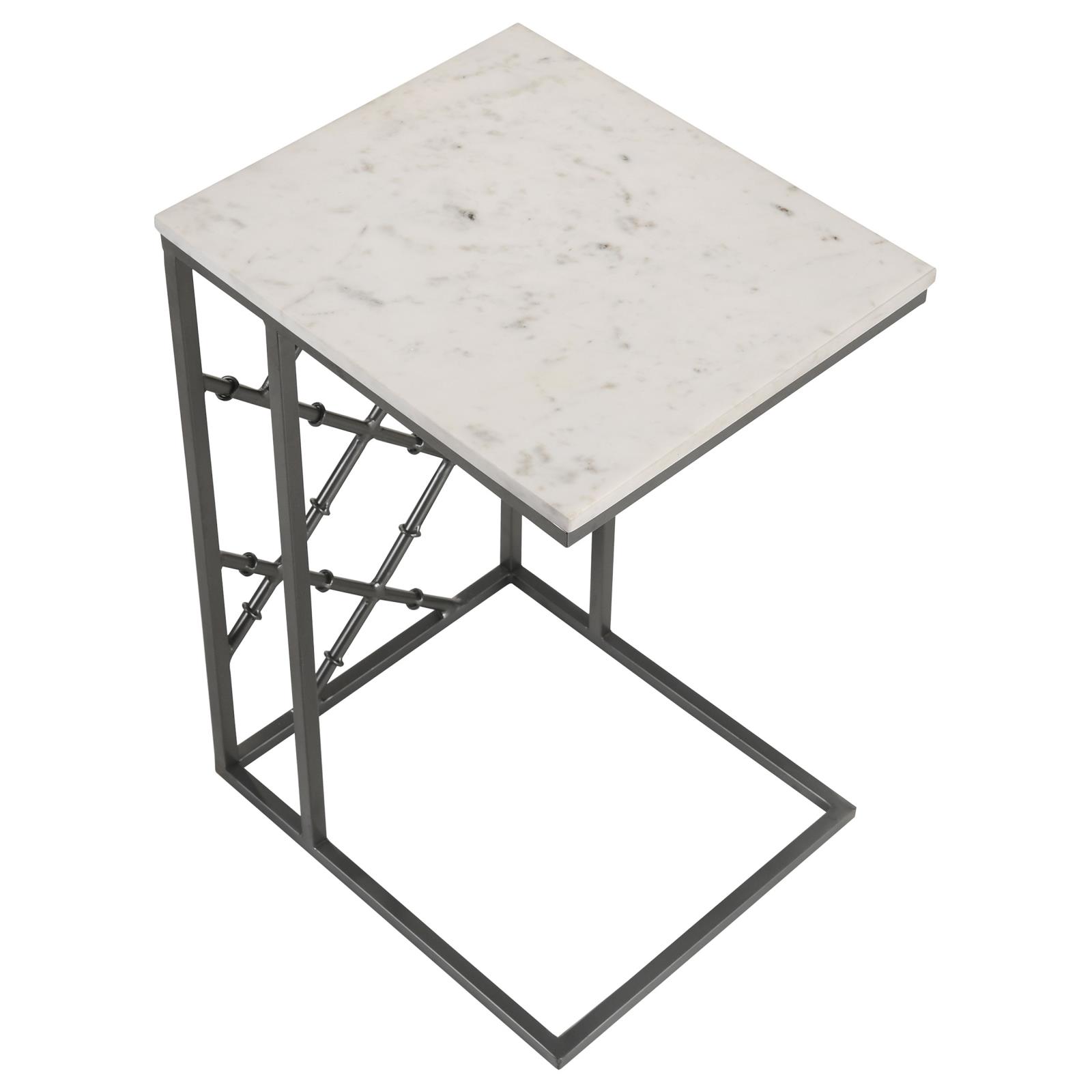 Angeliki Accent Table with Marble Top