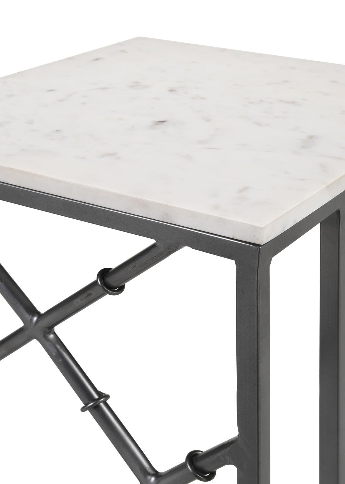 Angeliki Accent Table with Marble Top