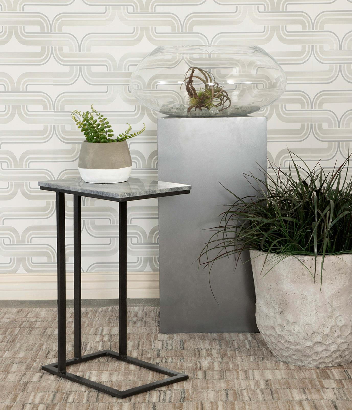 Vicente Marble Top Accent Table