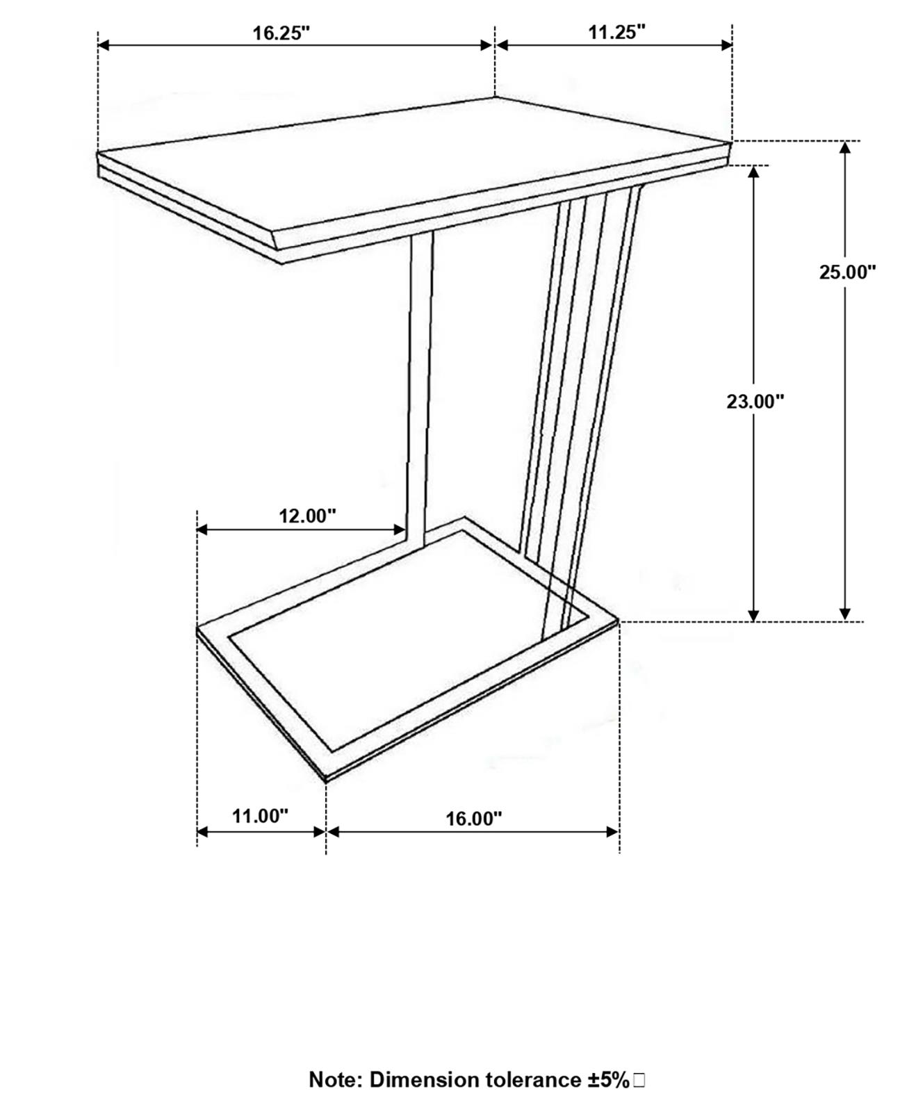 Vicente Marble Top Accent Table