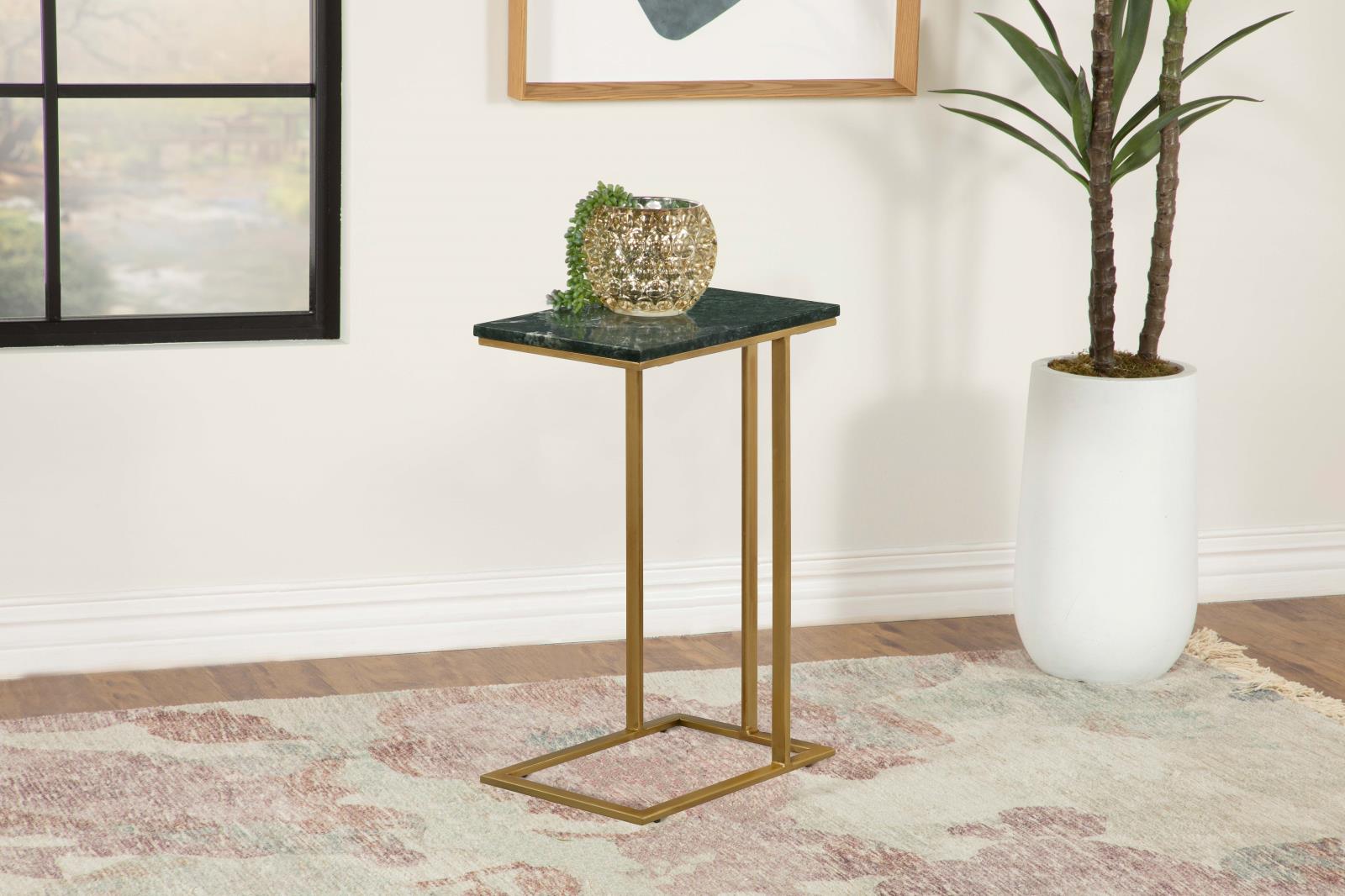 Vicente Marble Top Accent Table