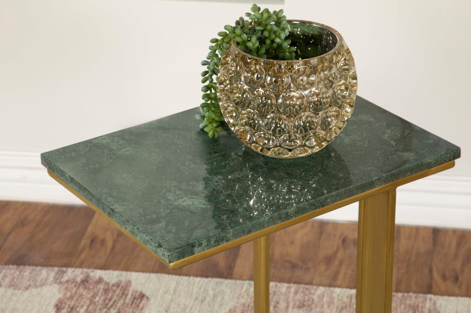 Vicente Marble Top Accent Table