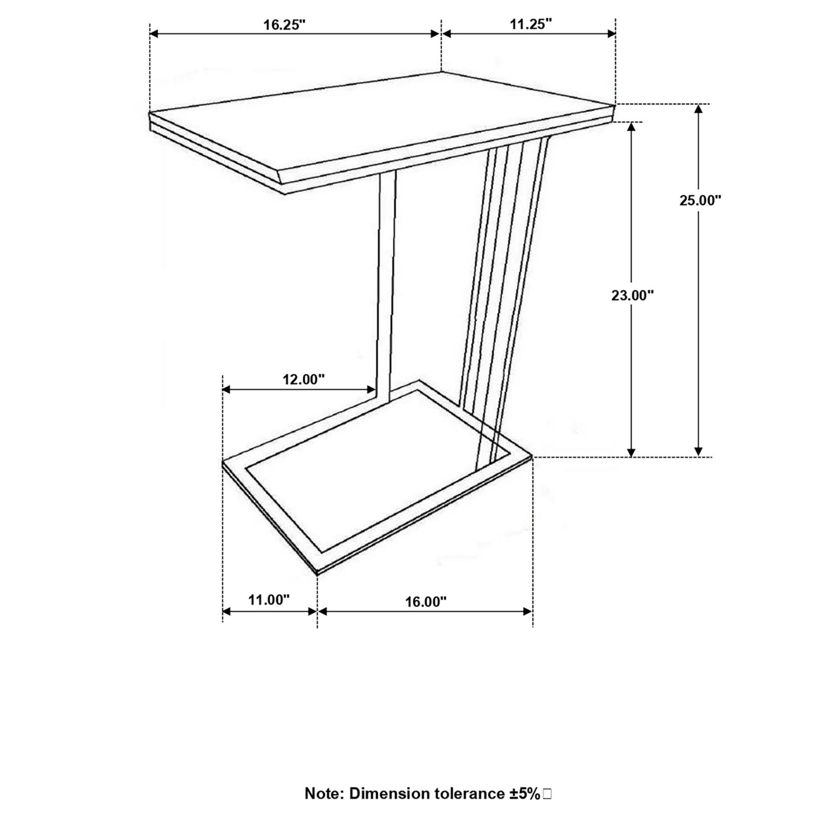 Vicente Marble Top Accent Table