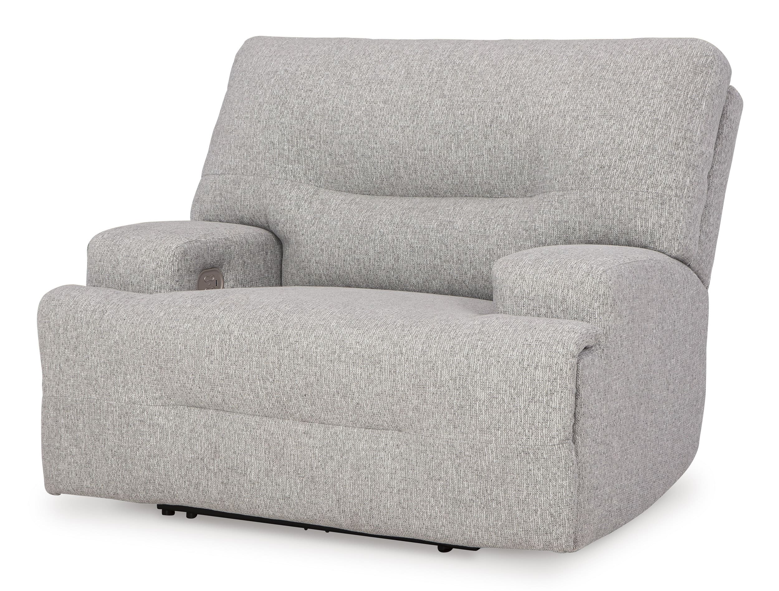 Acklen Place Polyester Wide Seat Power Recliner w/Adjustable Headrest