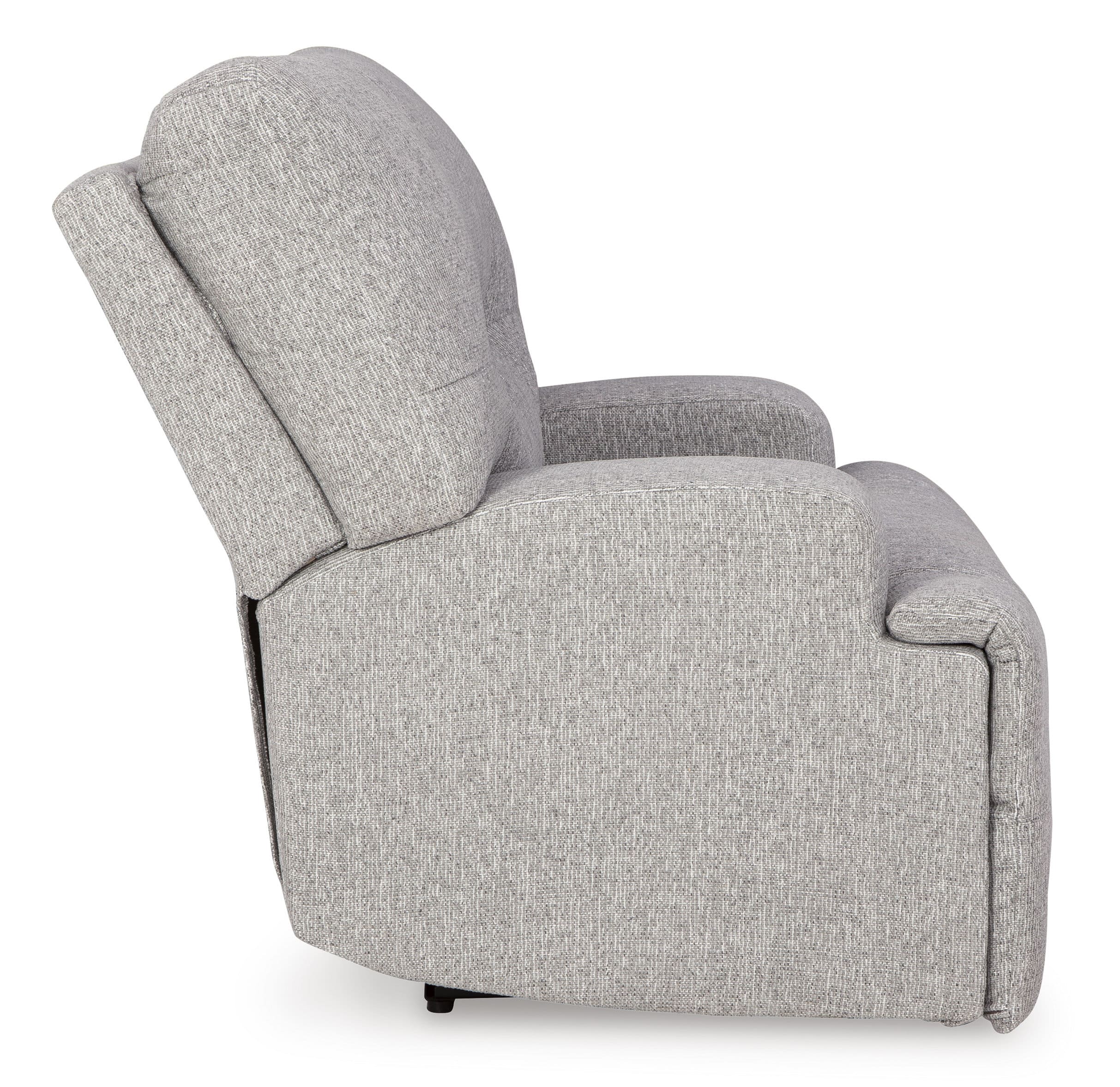 Acklen Place Polyester Wide Seat Power Recliner w/Adjustable Headrest