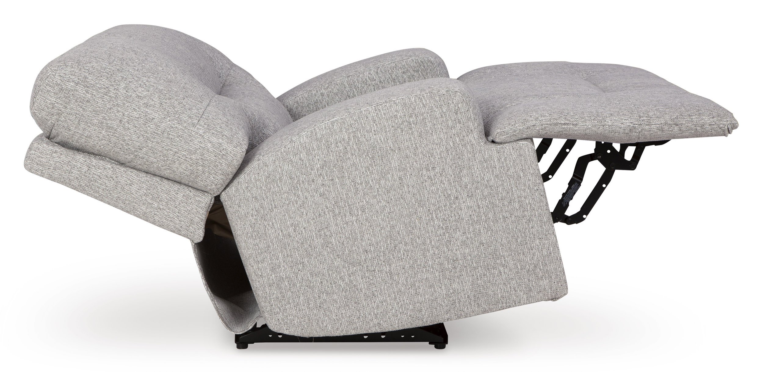 Acklen Place Polyester Wide Seat Power Recliner w/Adjustable Headrest
