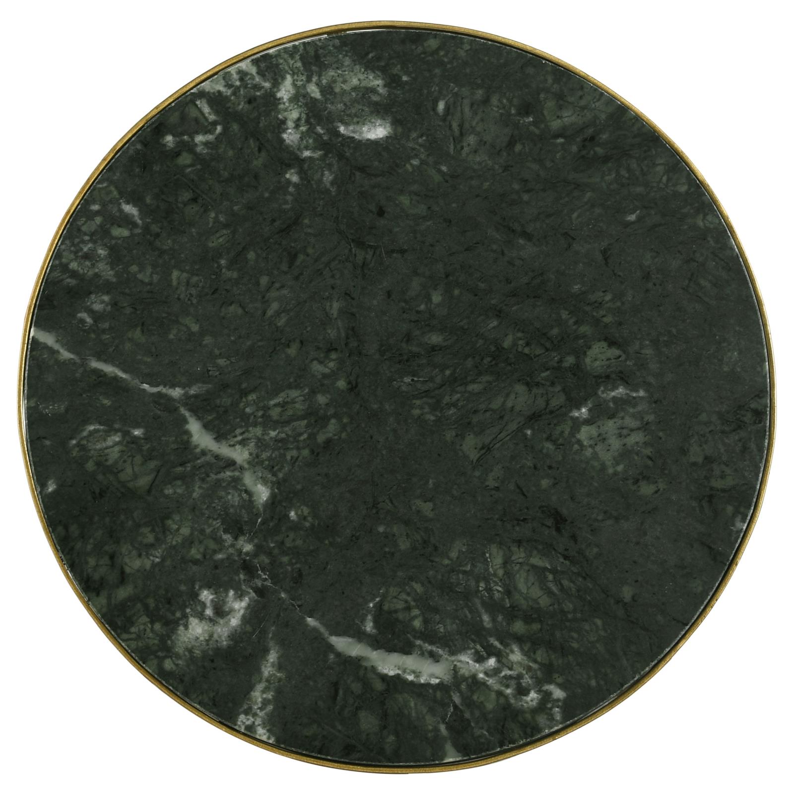 Eliska Round Accent Table with Marble Top