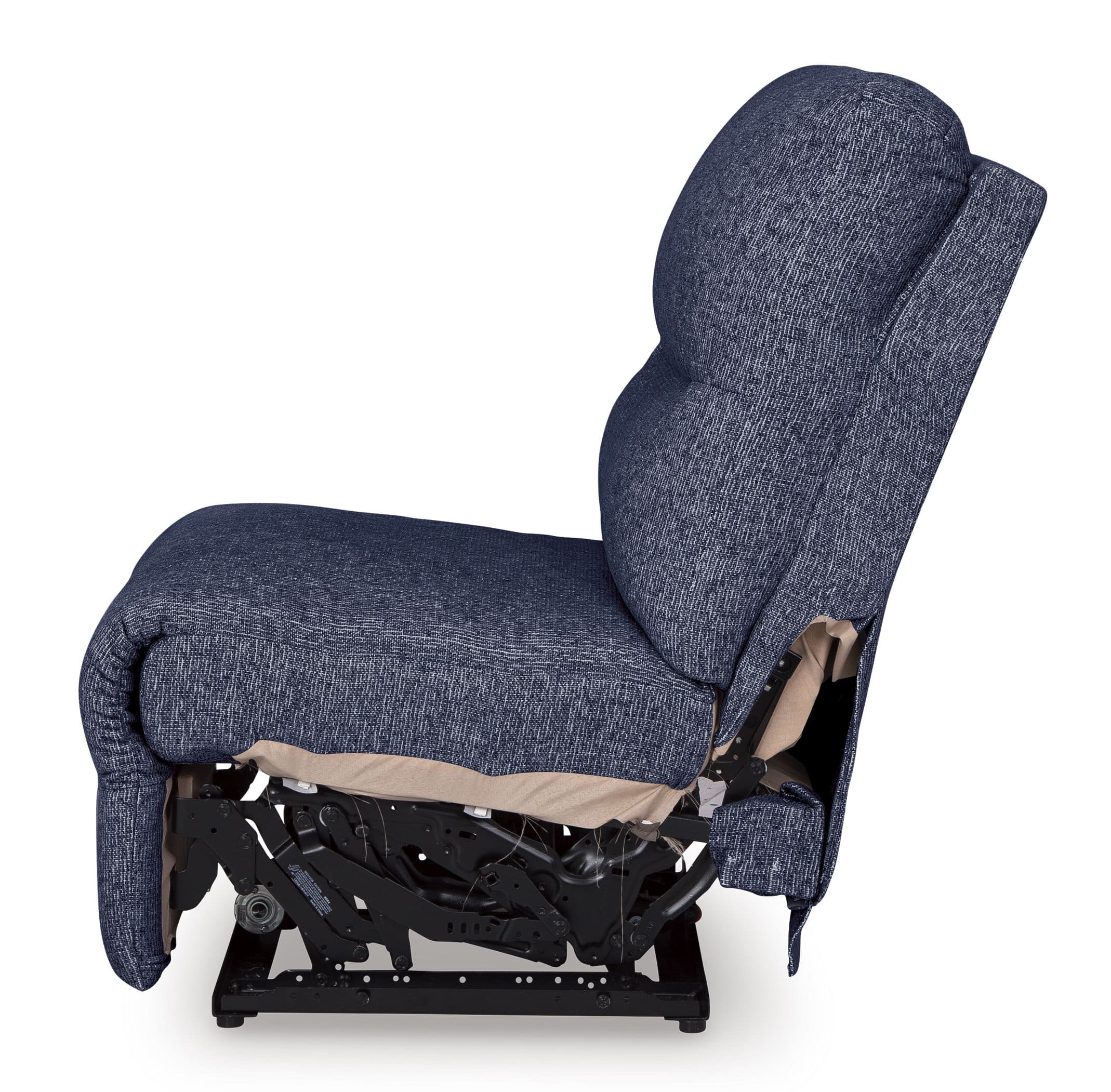 Acklen Place Power Armless Recliner blue 