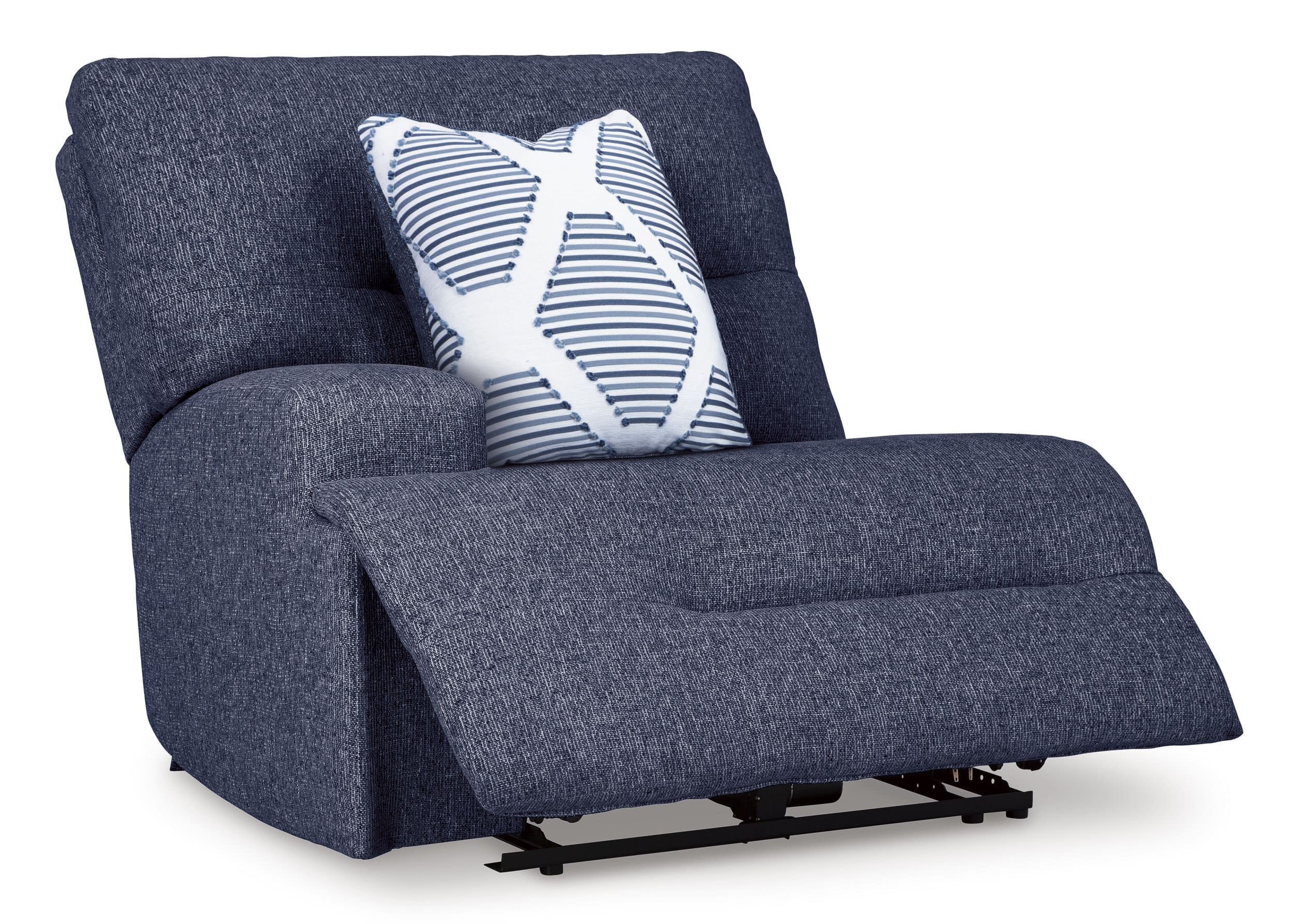 Acklen Place 3-Piece Polyester Power Reclining Sectional Sofa w/RAF Chaise & Console