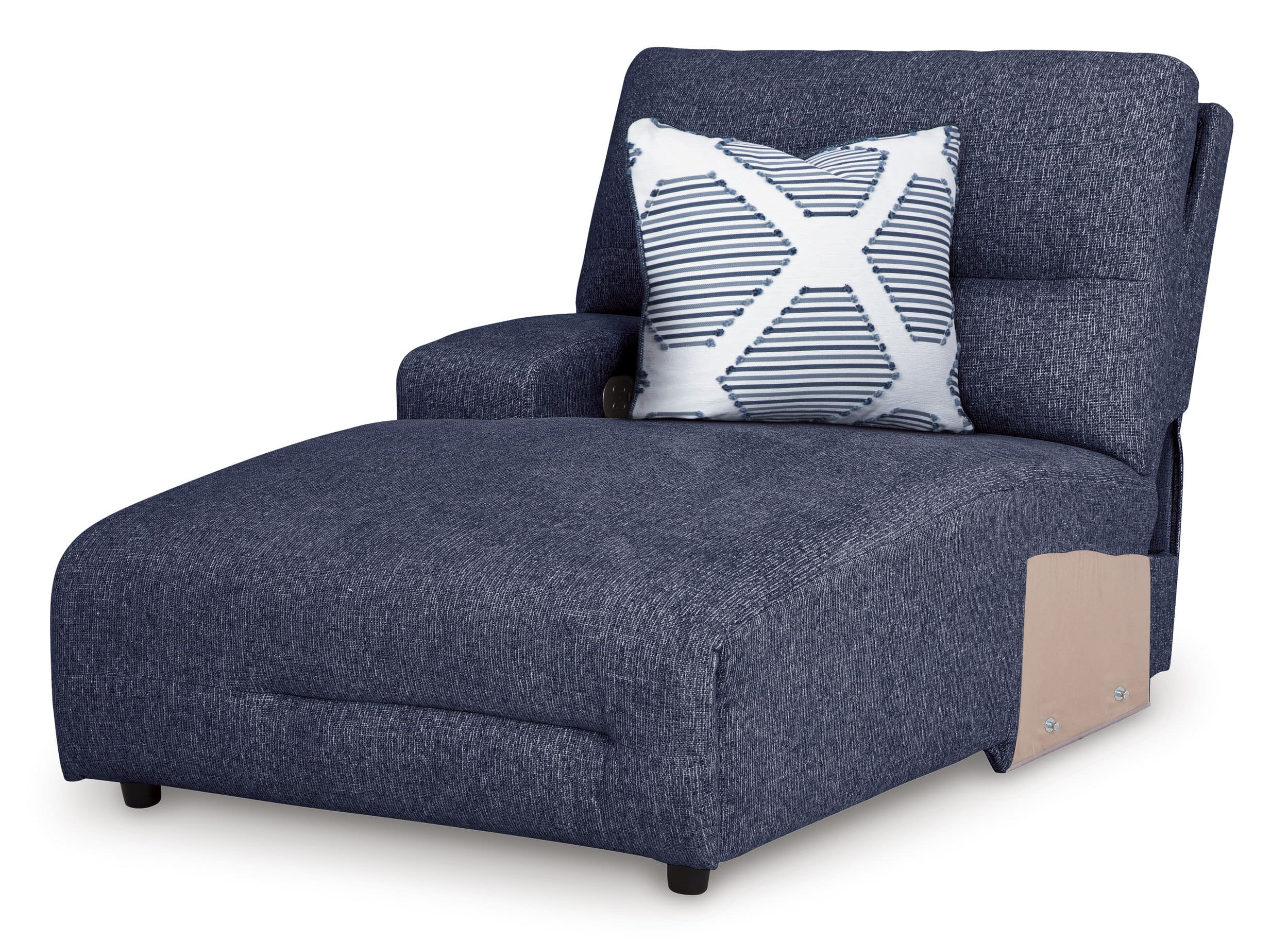 Acklen Place 3-Piece Polyester Power Reclining Sectional Sofa w/LAF Chaise & Console