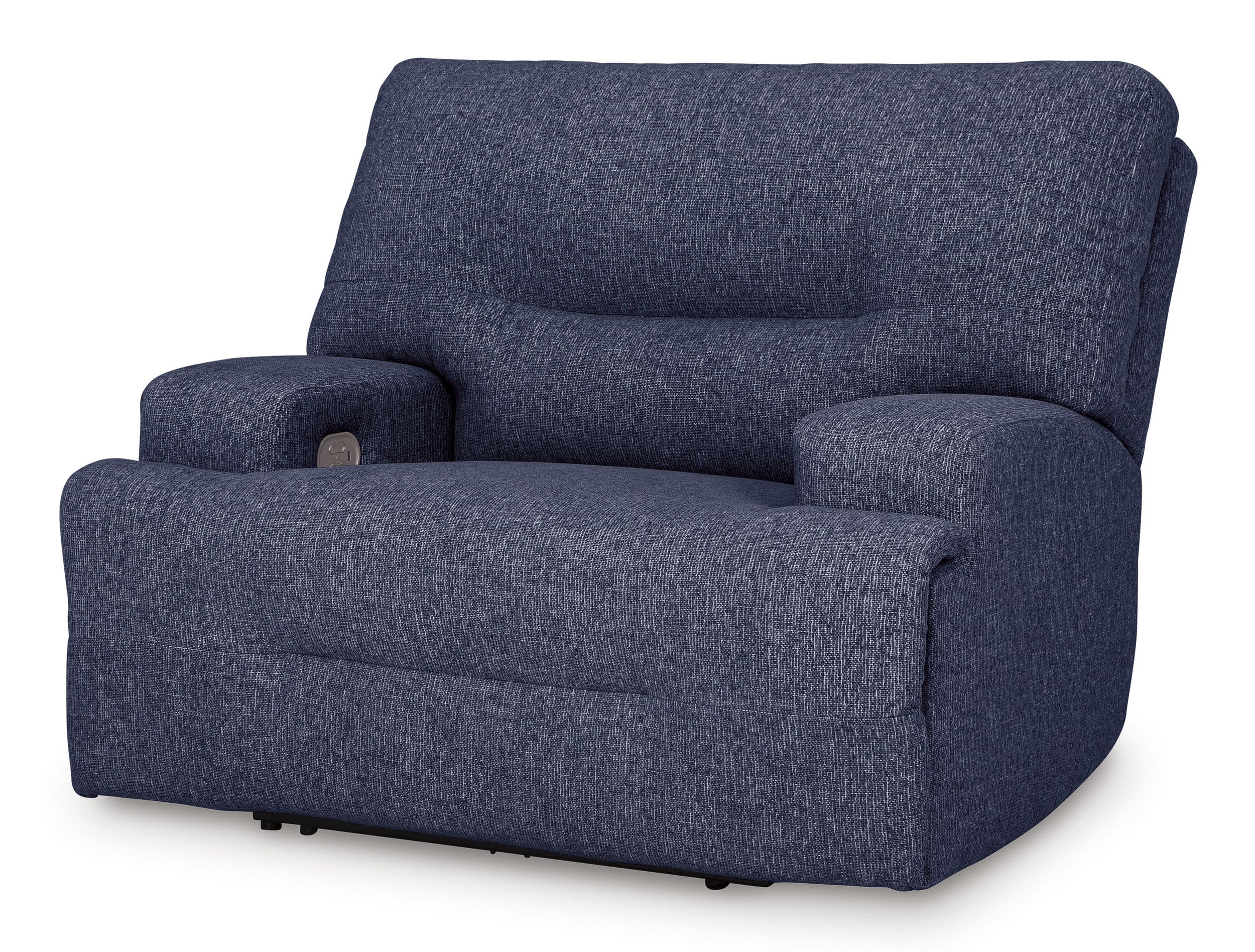 Acklen Place Polyester Wide Seat Power Recliner w/Adjustable Headrest