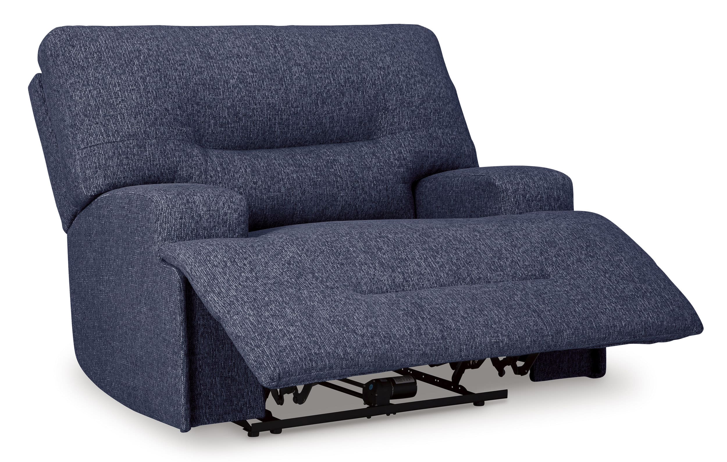 Acklen Place Polyester Wide Seat Power Recliner w/Adjustable Headrest