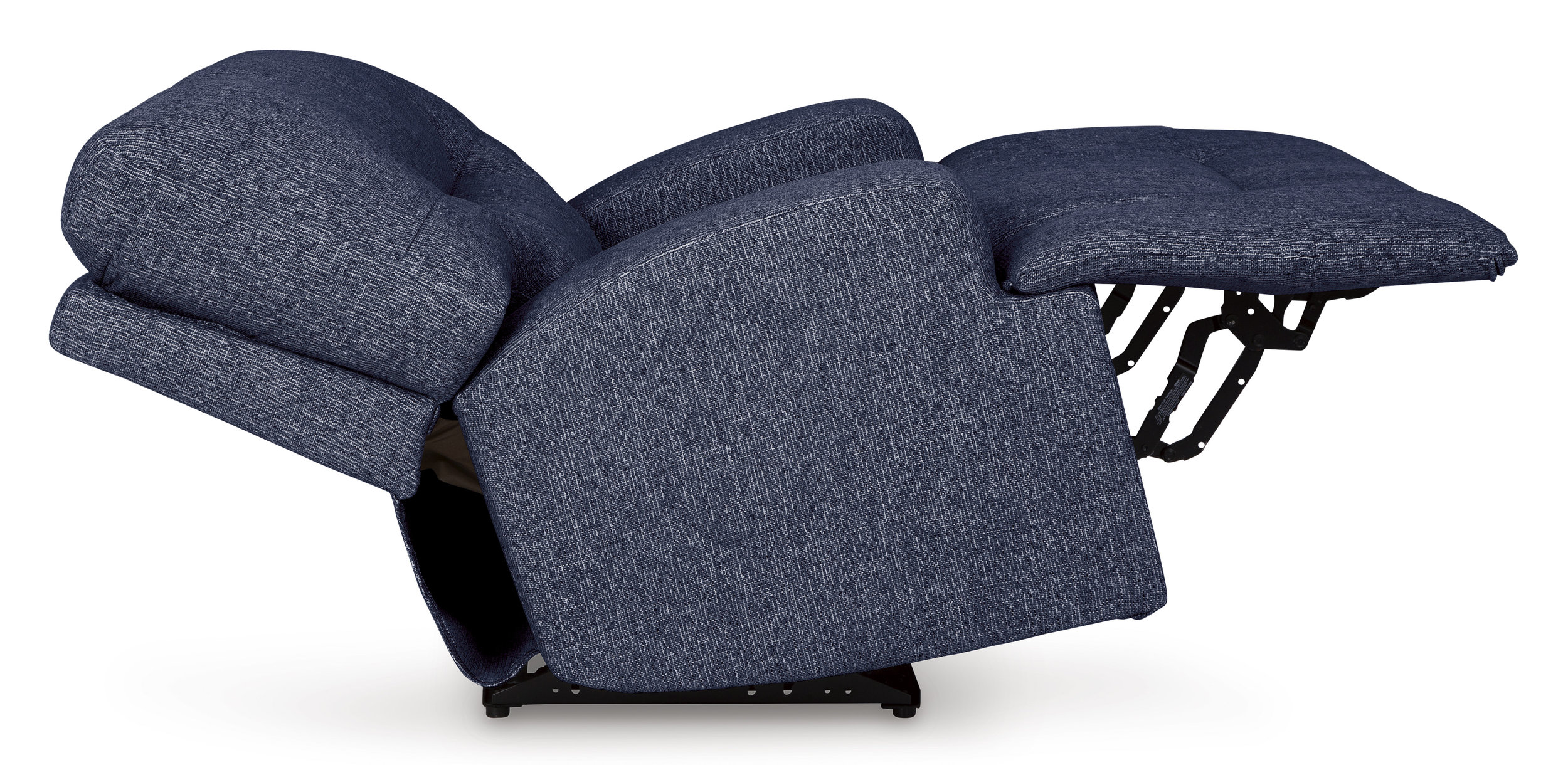 Acklen Place Polyester Wide Seat Power Recliner w/Adjustable Headrest