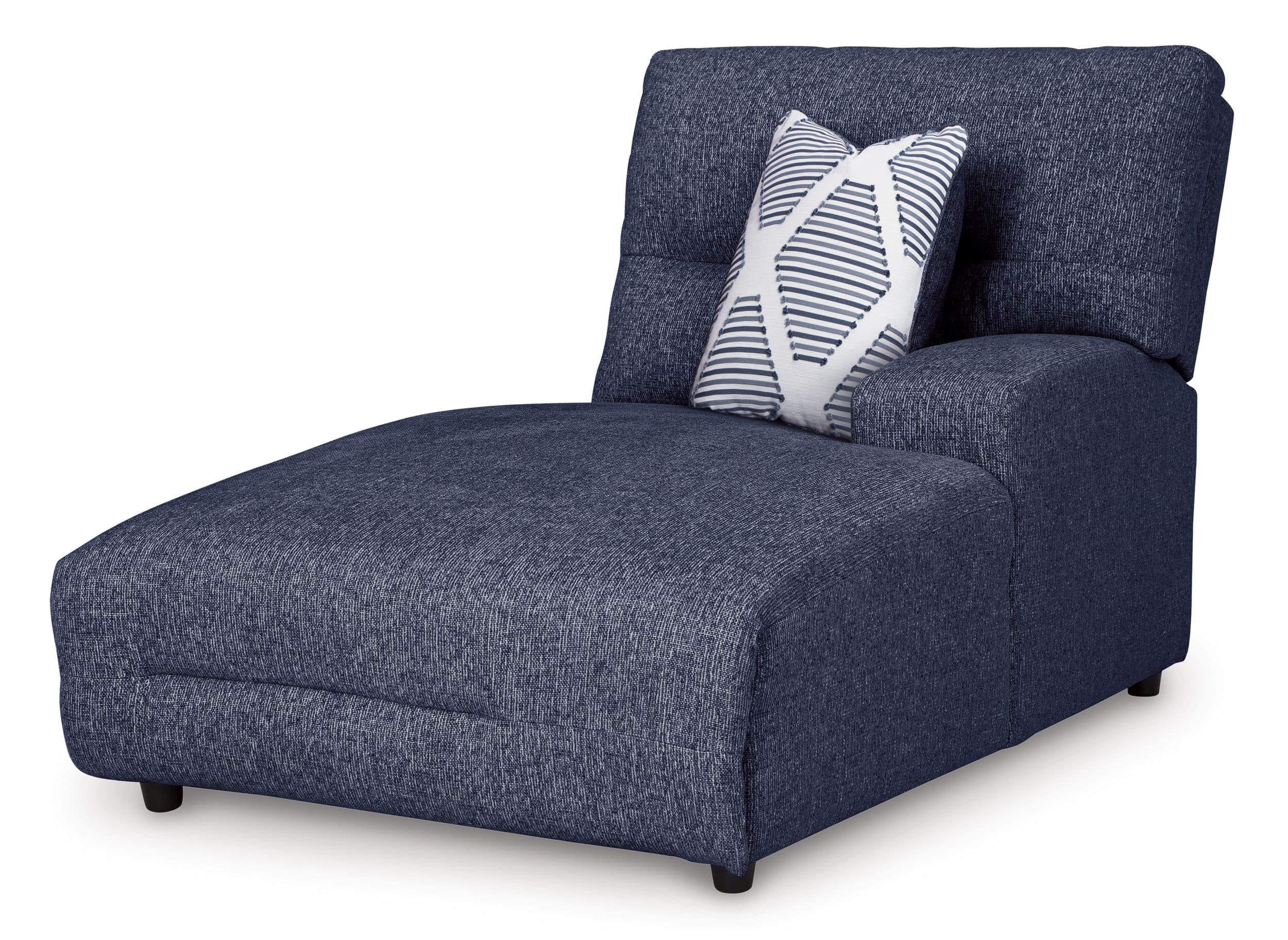 Acklen Place 3-Piece Polyester Power Reclining Sectional Sofa w/RAF Chaise & Console