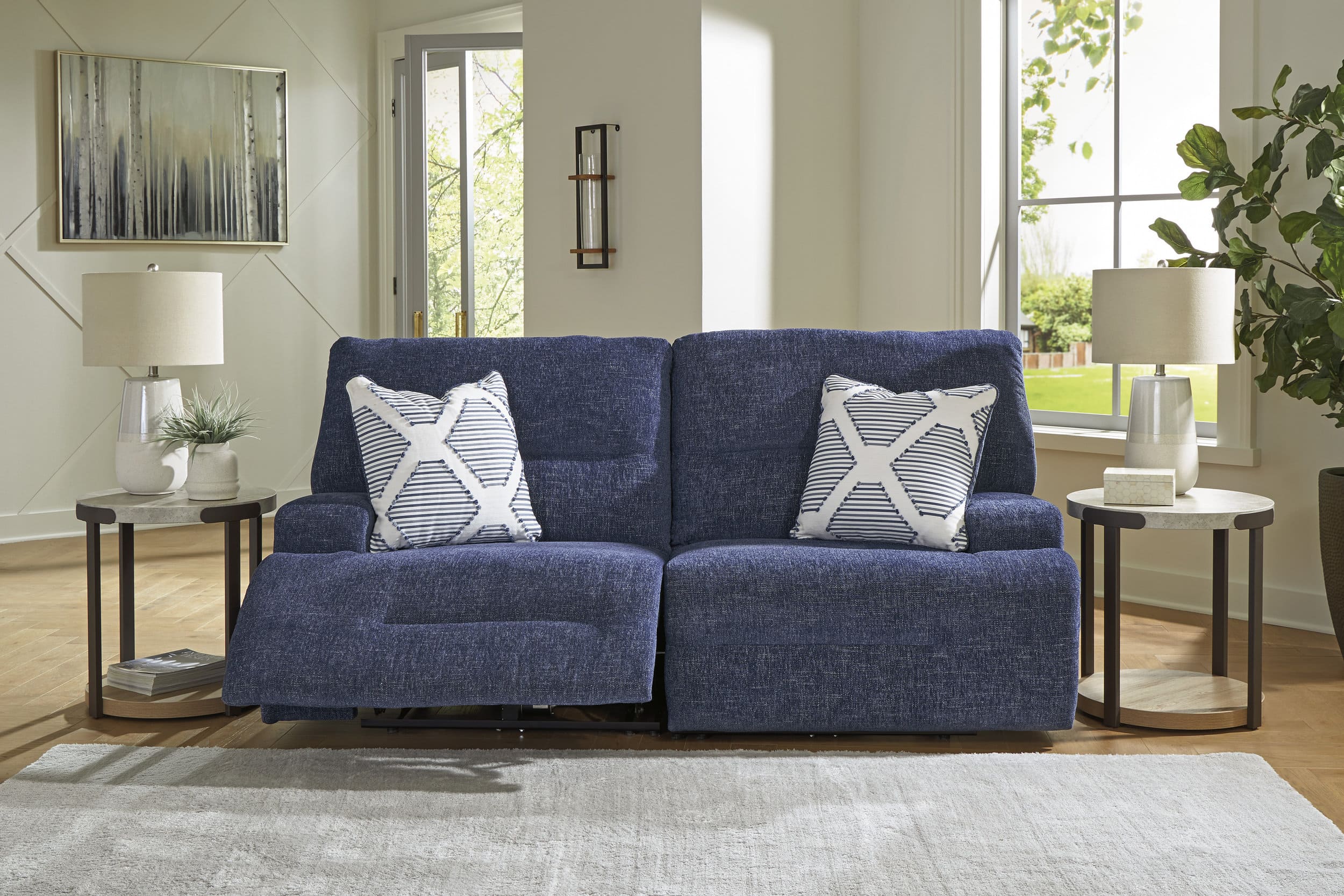 Acklen Place 2-Piece Polyester Modular Power Reclining Loveseat