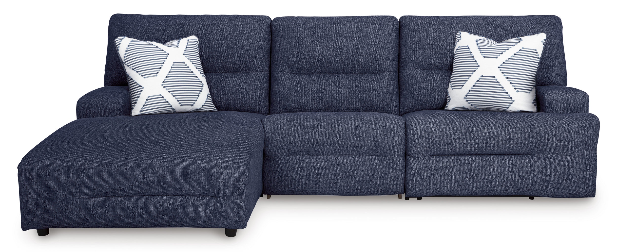 Acklen Place 3-Piece Power Reclining Sectional blue 