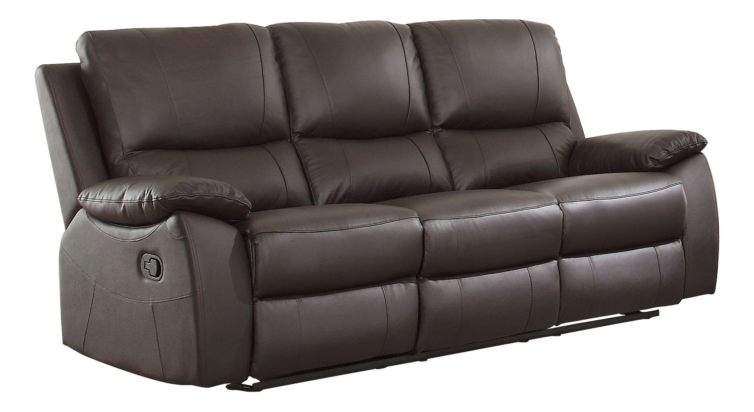 Dawson Faux Leather Double Reclining Living Room Set