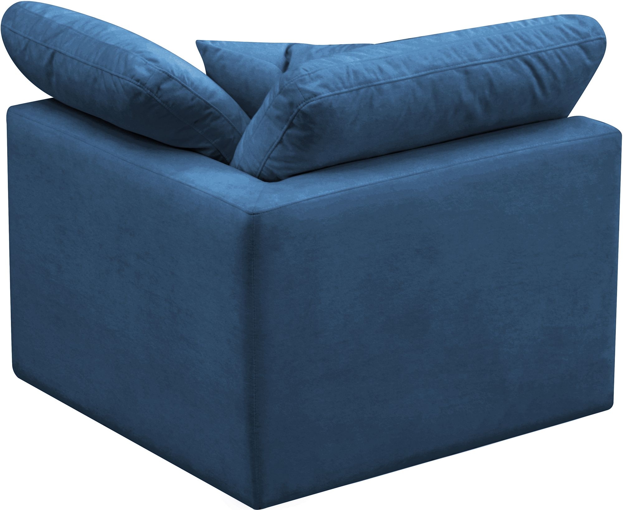 Plush Velvet Standard Comfort Modular Corner Chair