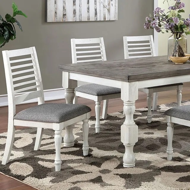Calabria Wood Rectangular Dining Set