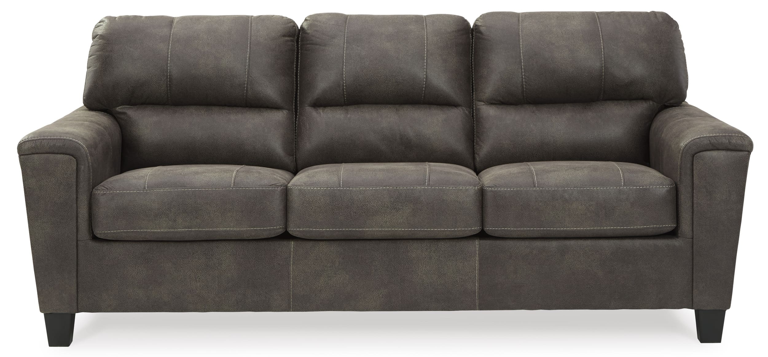Navi Faux Leather Queen Sofa Sleeper