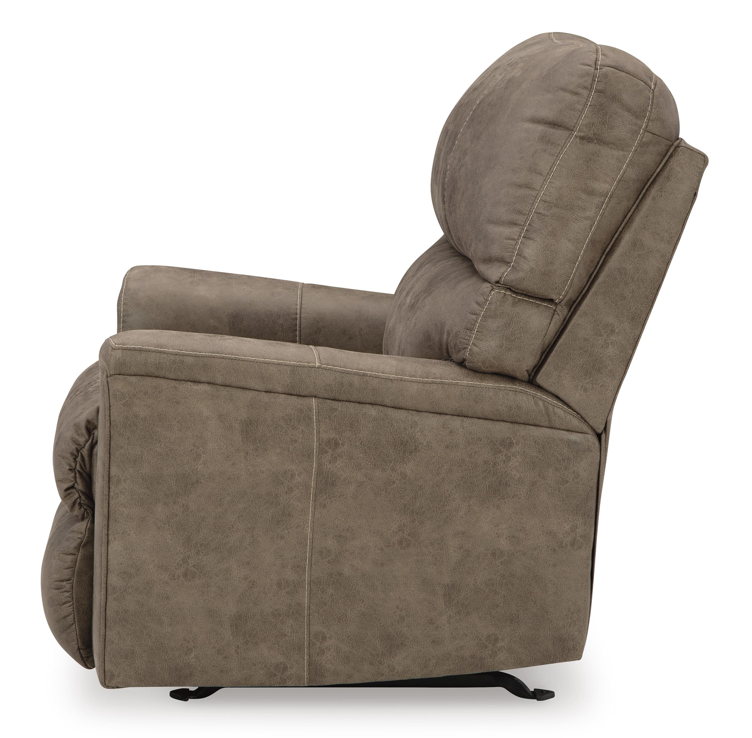 Ashley Navi Fossil Recliner Side