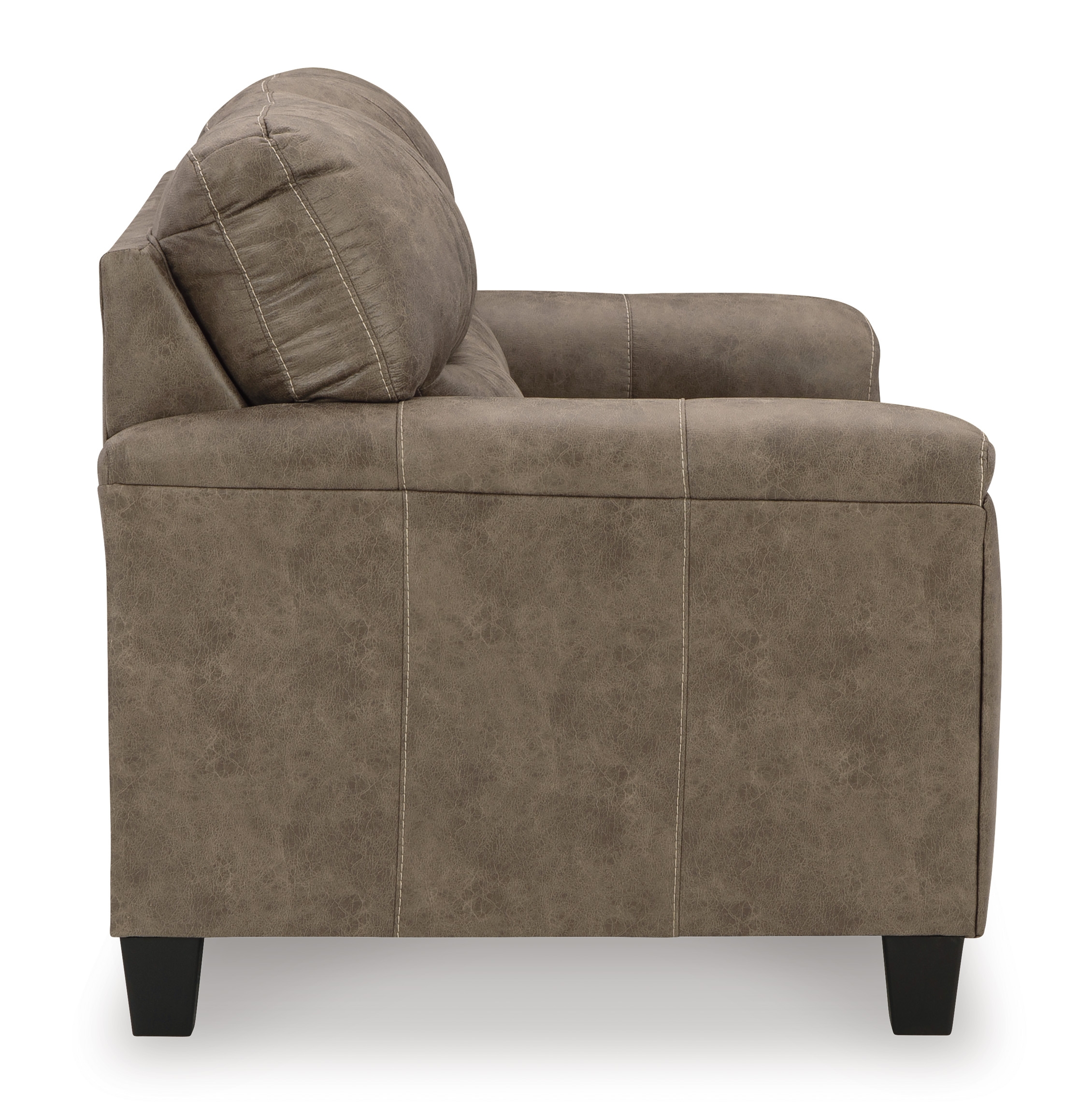 Ashley Navi Fossil Loveseat Side