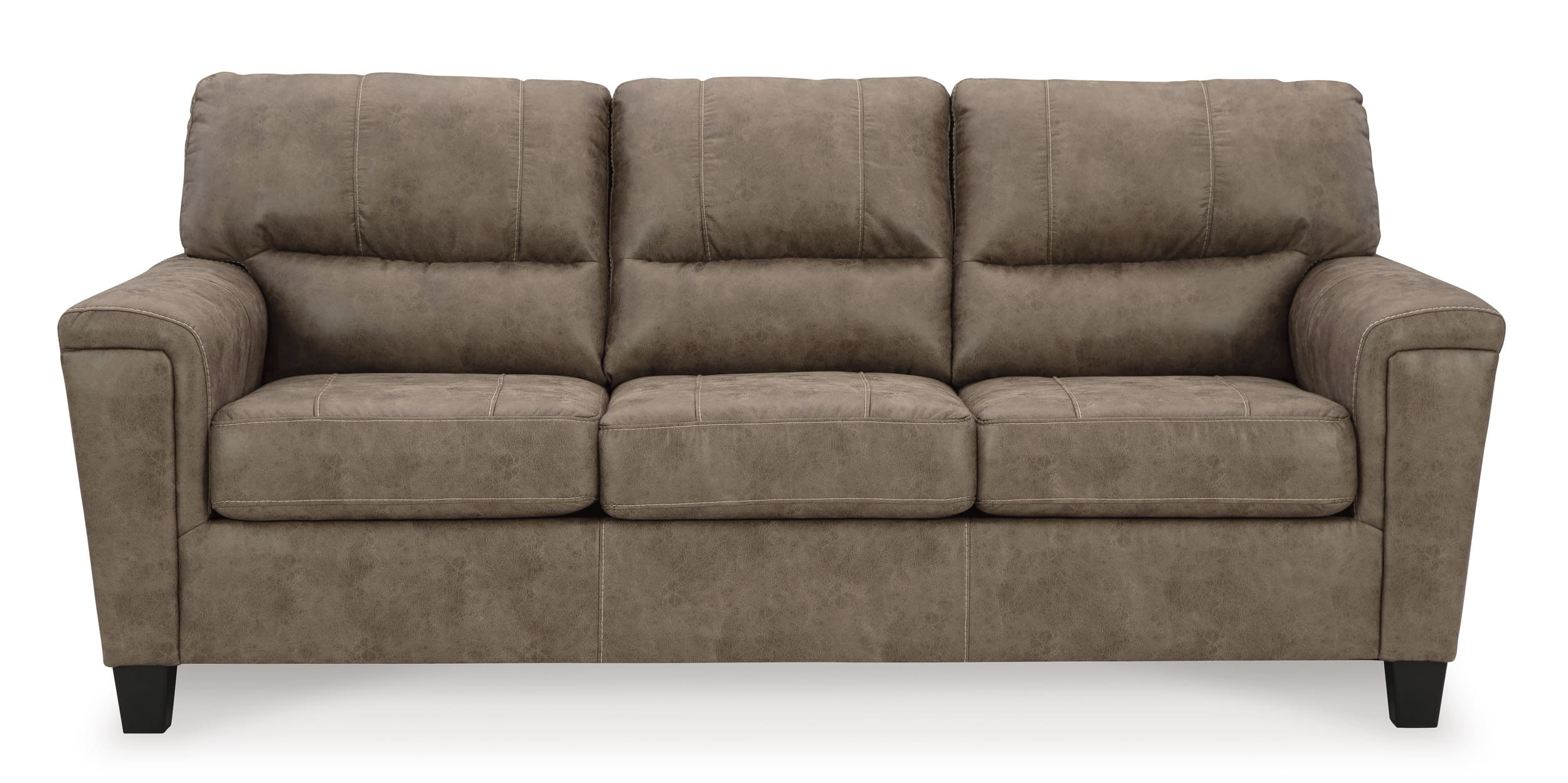 Navi Faux Leather Sofa