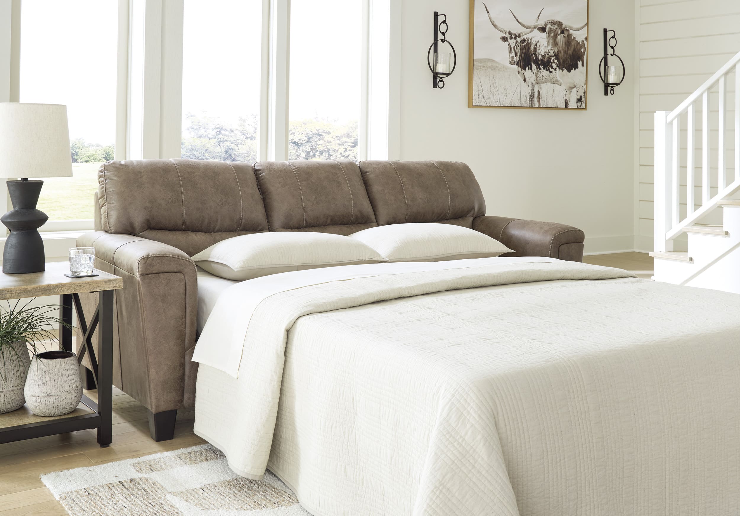 Ashley Navi Queen Sofa Sleeper