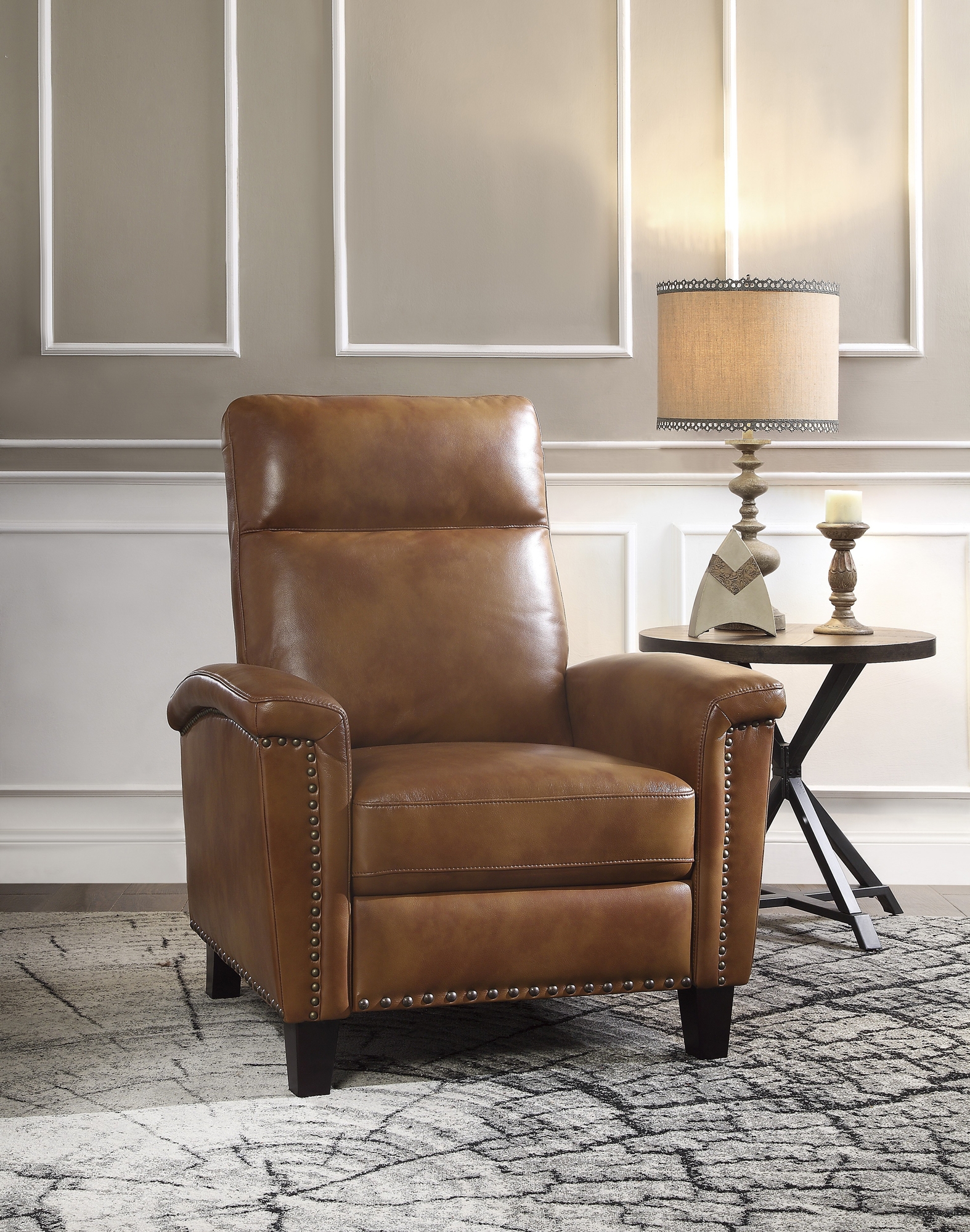 Weiser Leatherette Push Back Reclining Chair
