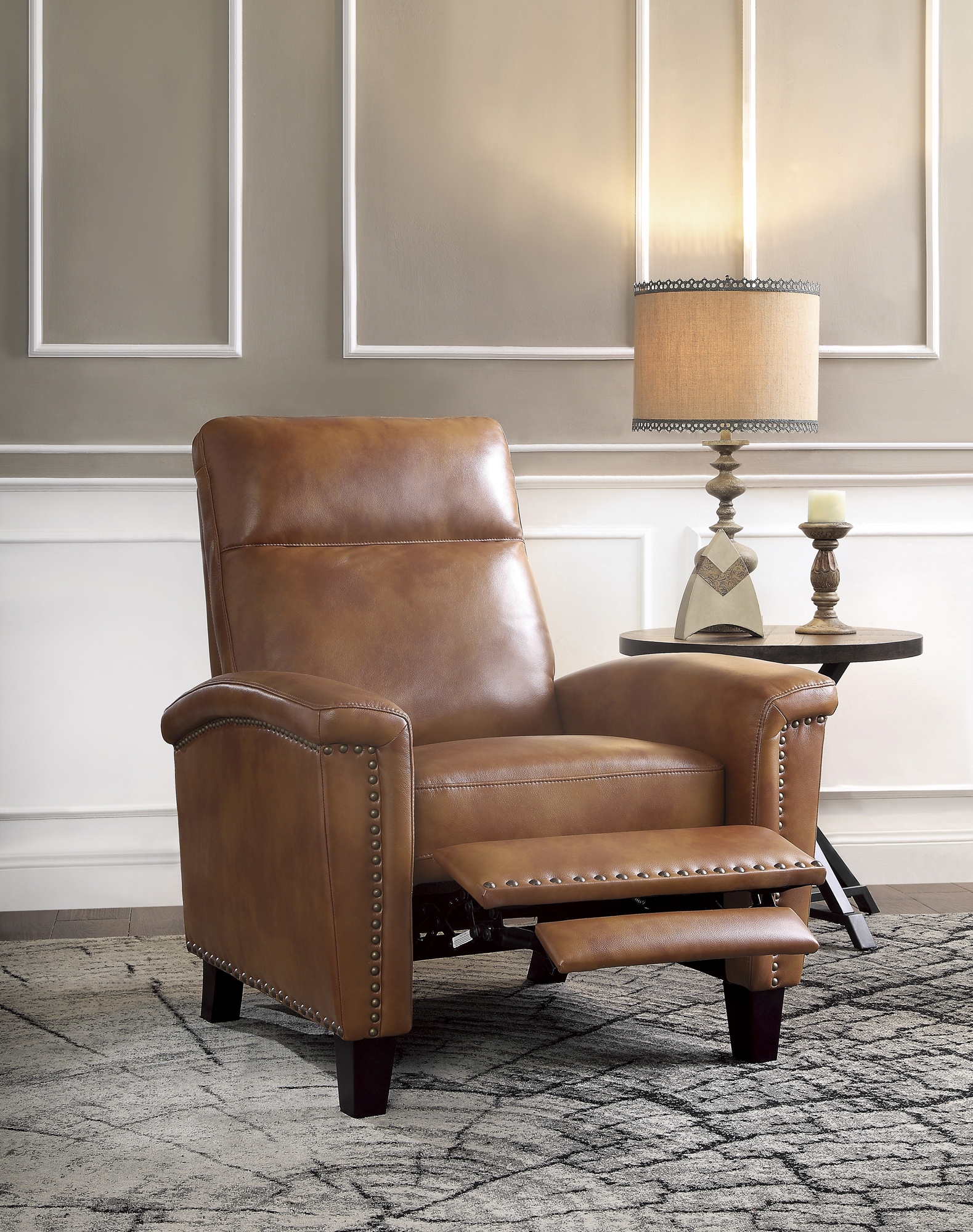 Weiser Leatherette Push Back Reclining Chair