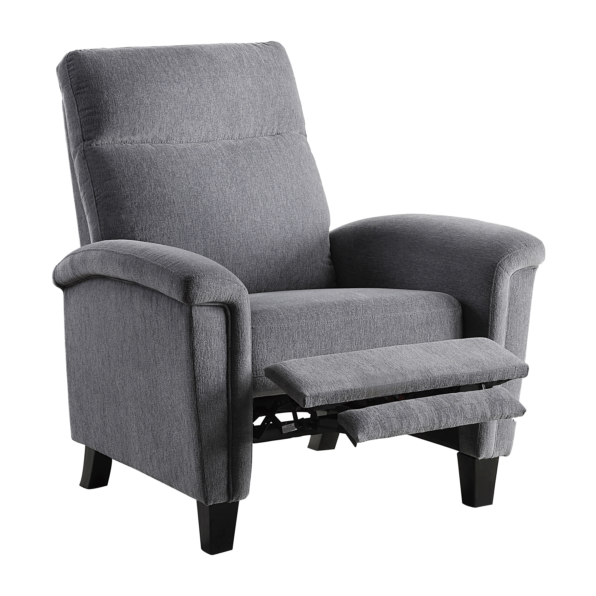 Weiser Chenille Fabric Push Back Reclining Chair