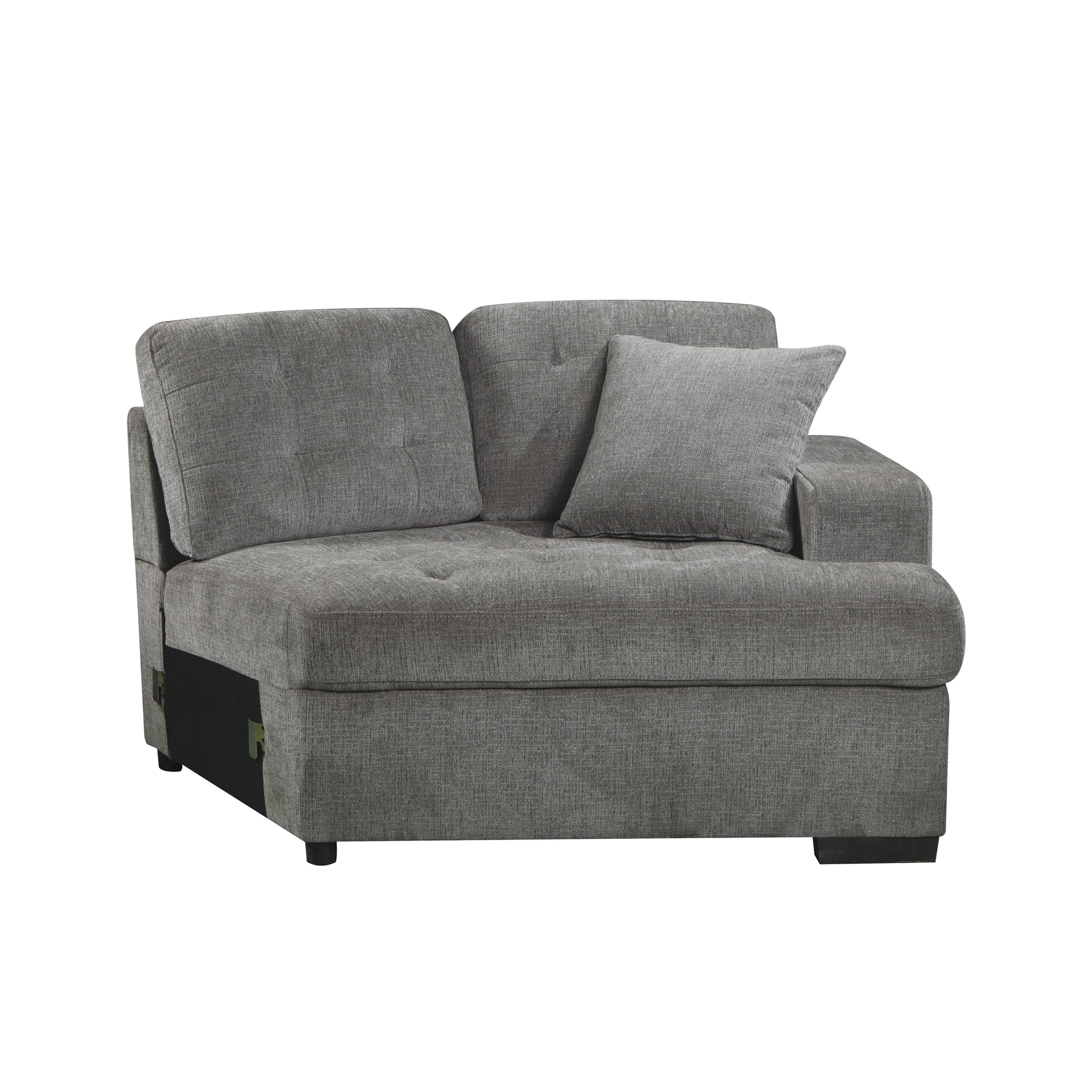 Logansport Fabric 2-Piece Sectional with Pull-out Ottoman