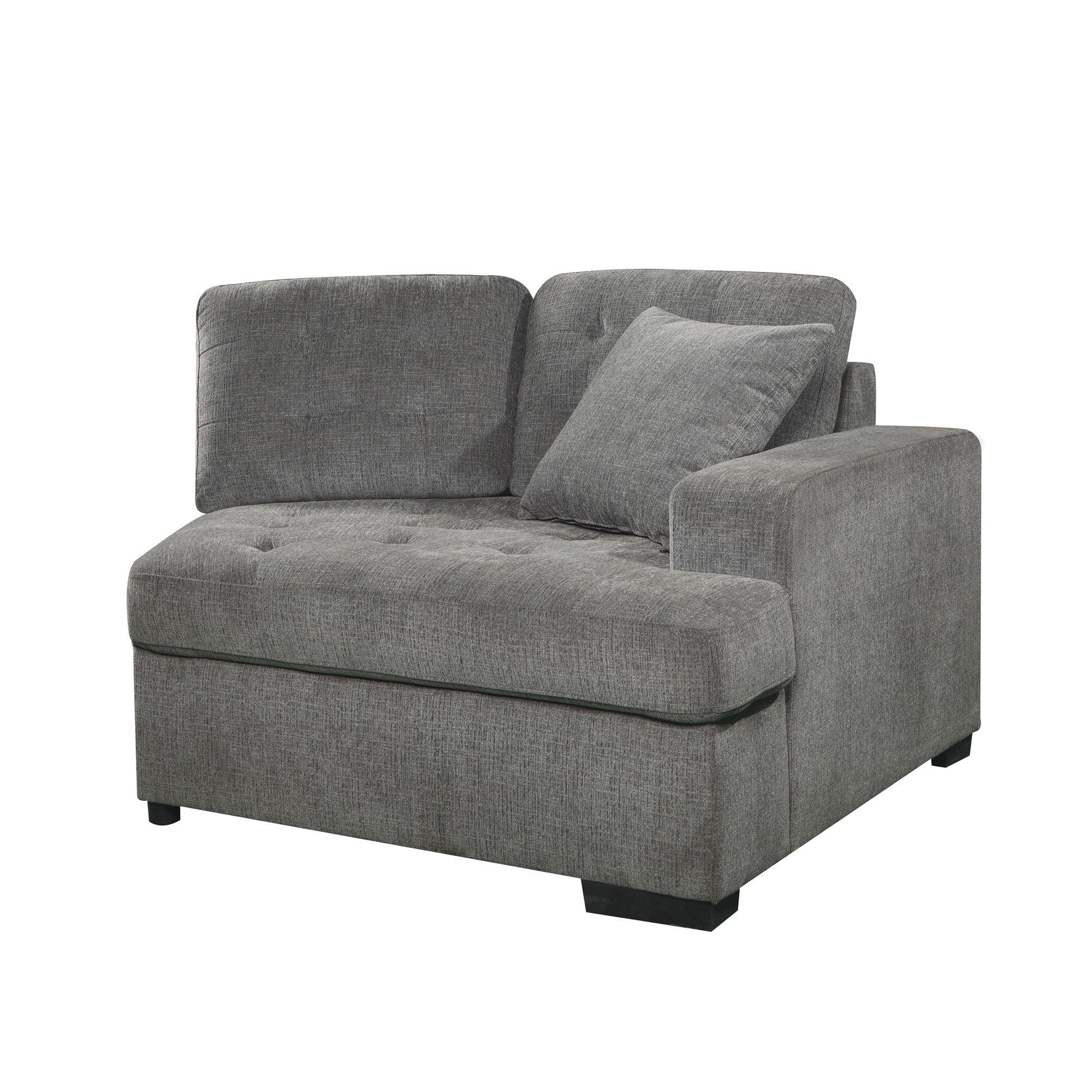 Logansport Fabric 2-Piece Sectional with Pull-out Ottoman