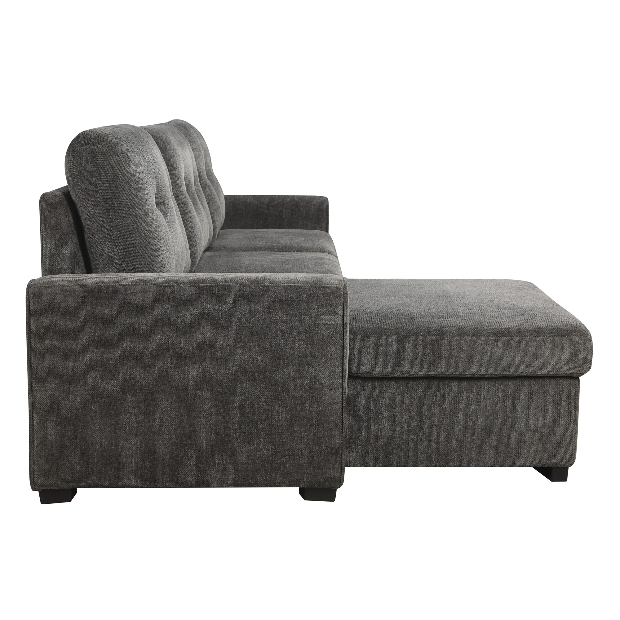 Carolina Fabric Reversible Sectional with Storage