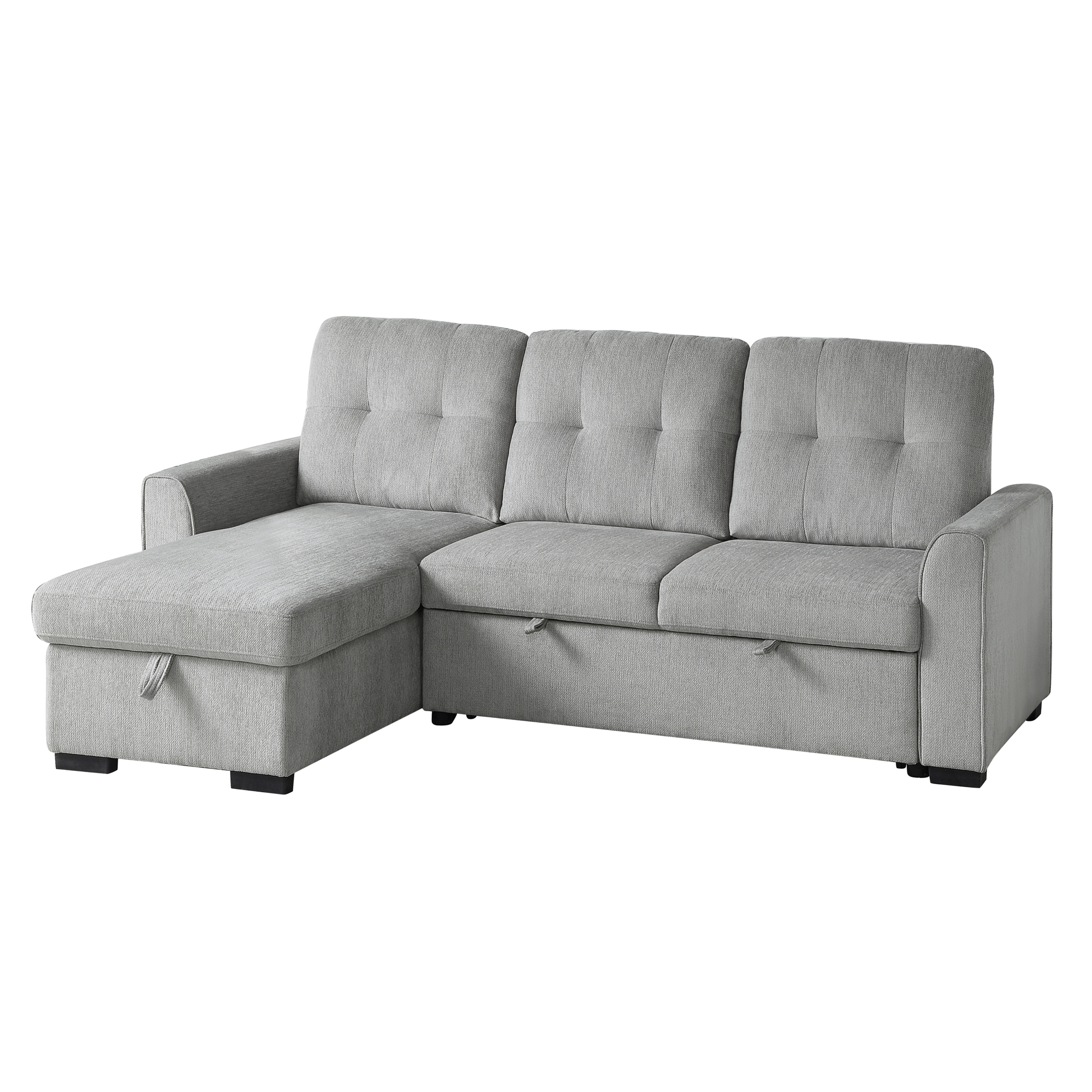 Carolina Fabric Reversible Sectional with Storage