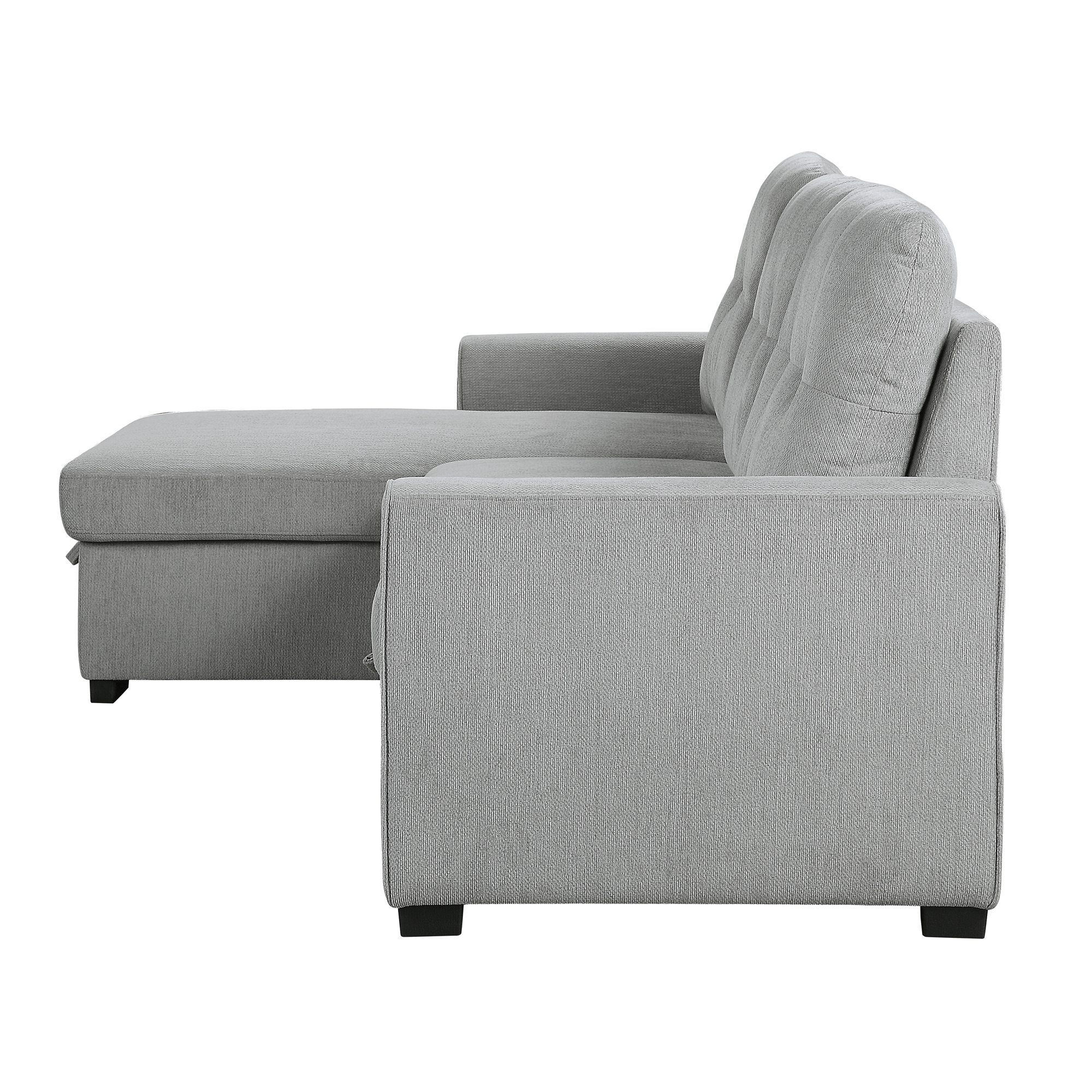Carolina Fabric Reversible Sectional with Storage