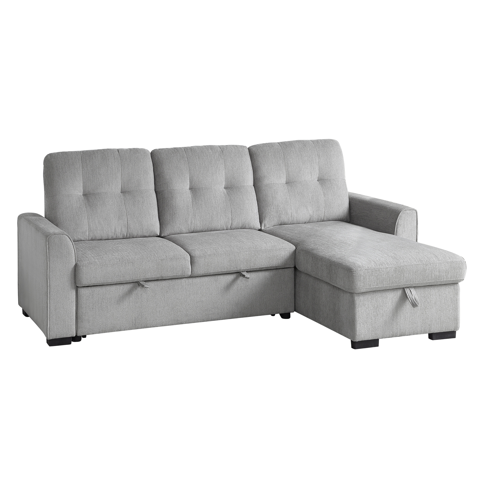 Carolina Fabric Reversible Sectional with Storage