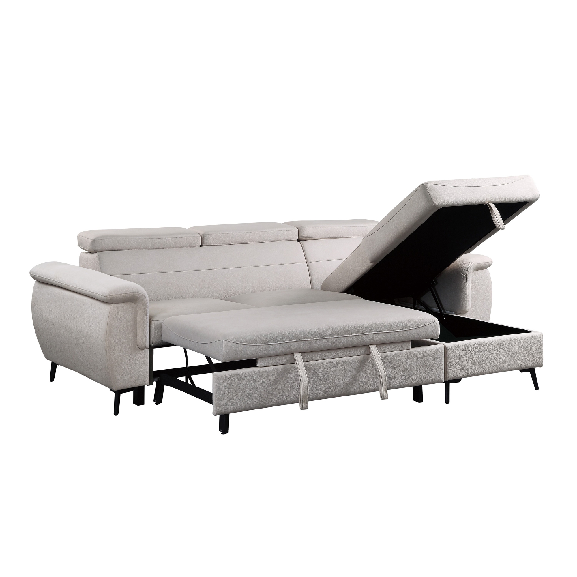 Cadence Fabric Reversible Sectional