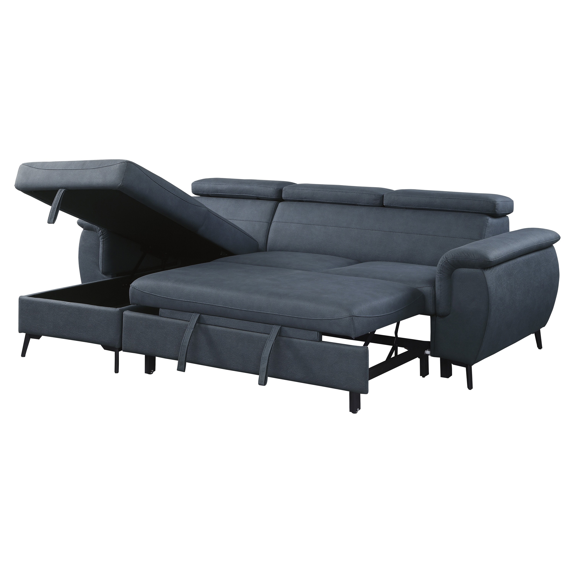 Cadence Fabric Reversible Sectional