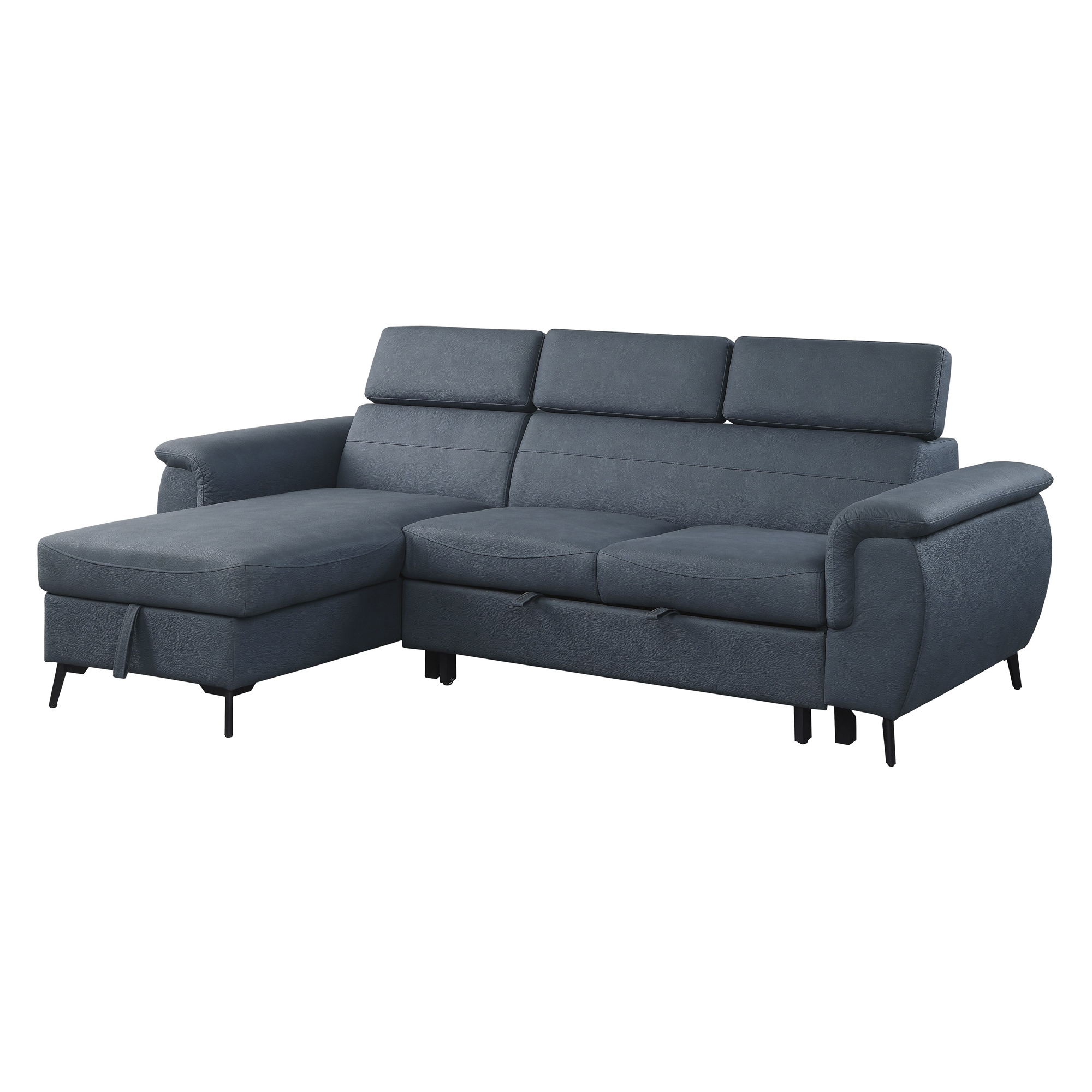 Cadence Fabric Reversible Sectional