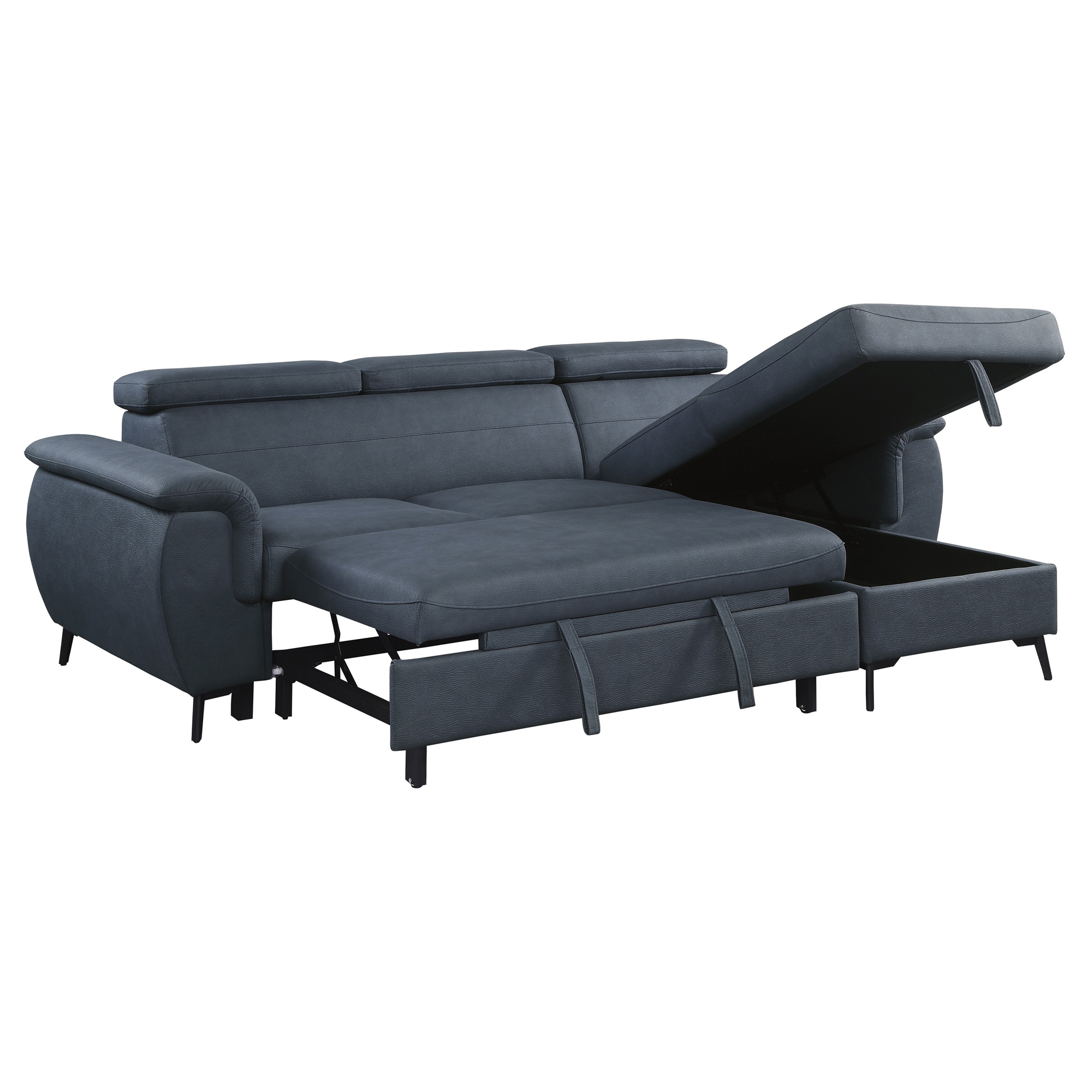 Cadence Fabric Reversible Sectional