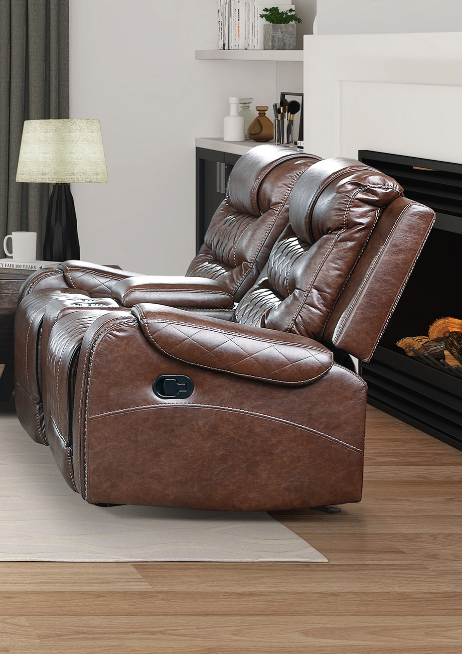 Putnam Double Glider Reclining Loveseat
