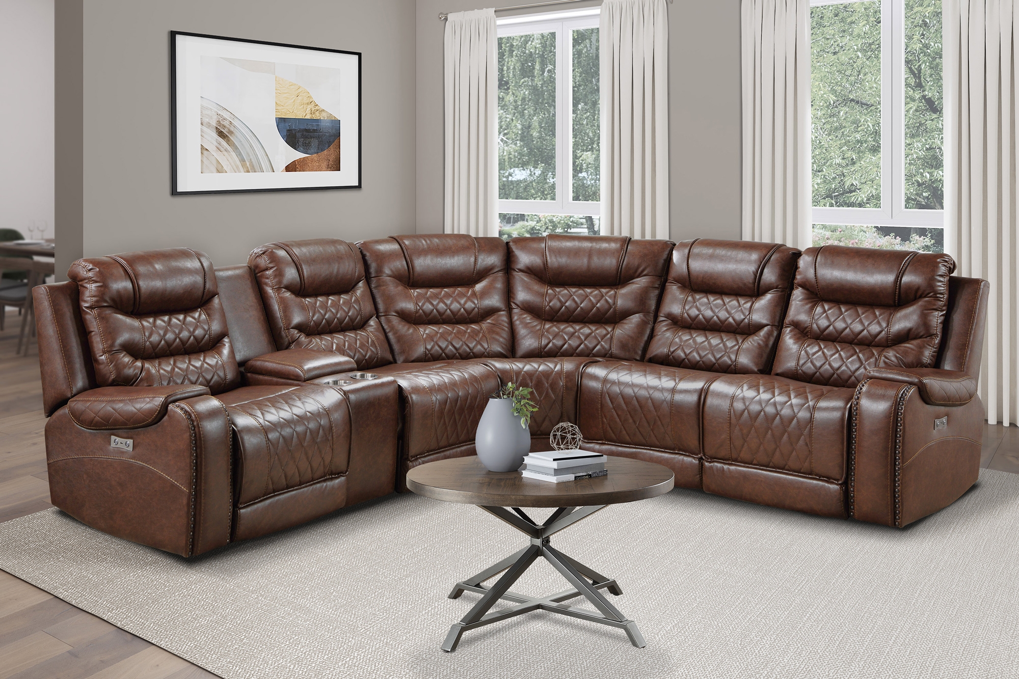 Putnam Modular Power Reclining Sectional