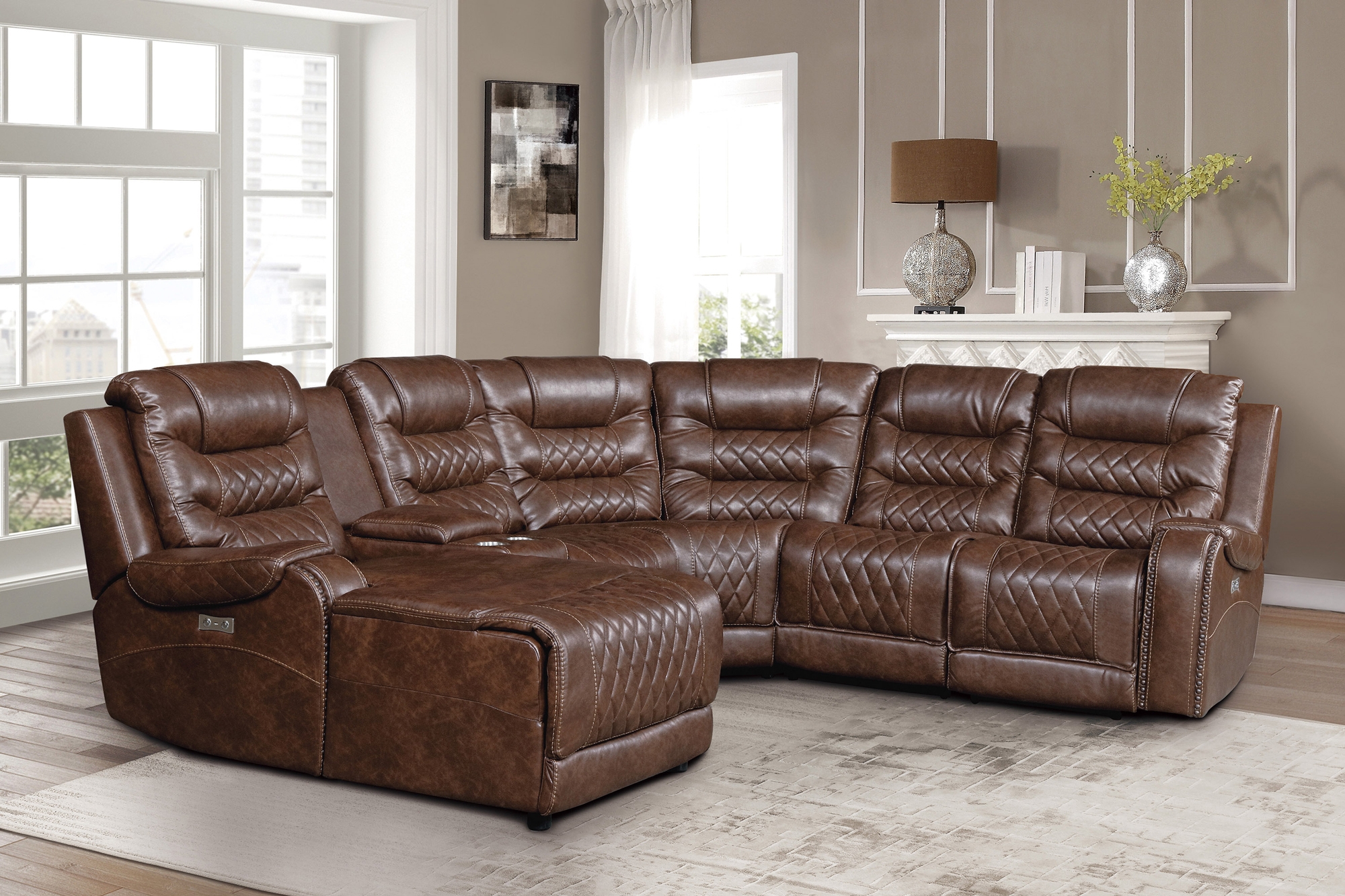 Putnam Modular Power Reclining Sectional