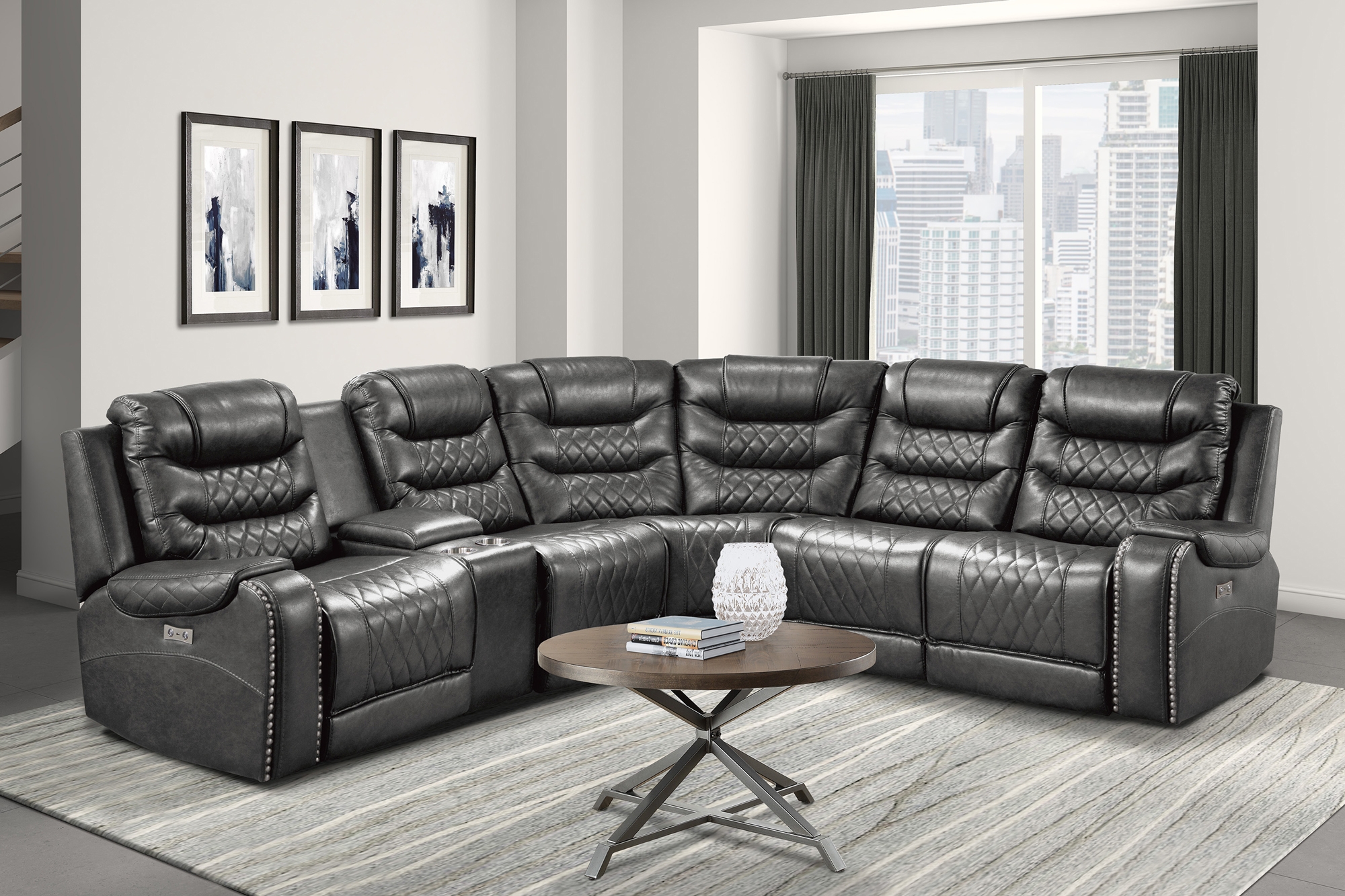Putnam Modular Power Reclining Sectional