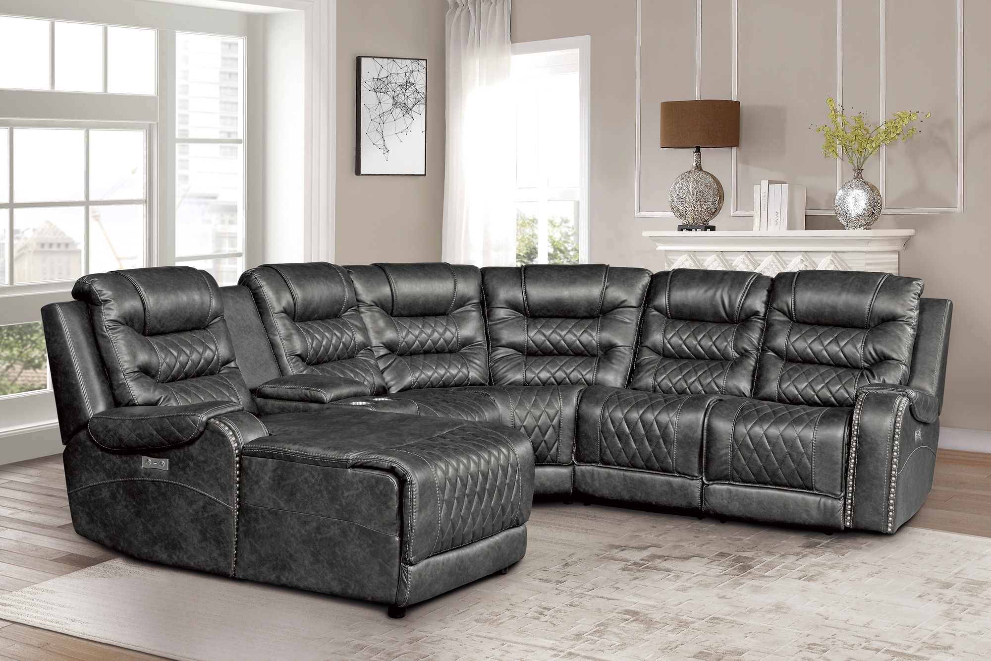 Putnam Modular Power Reclining Sectional