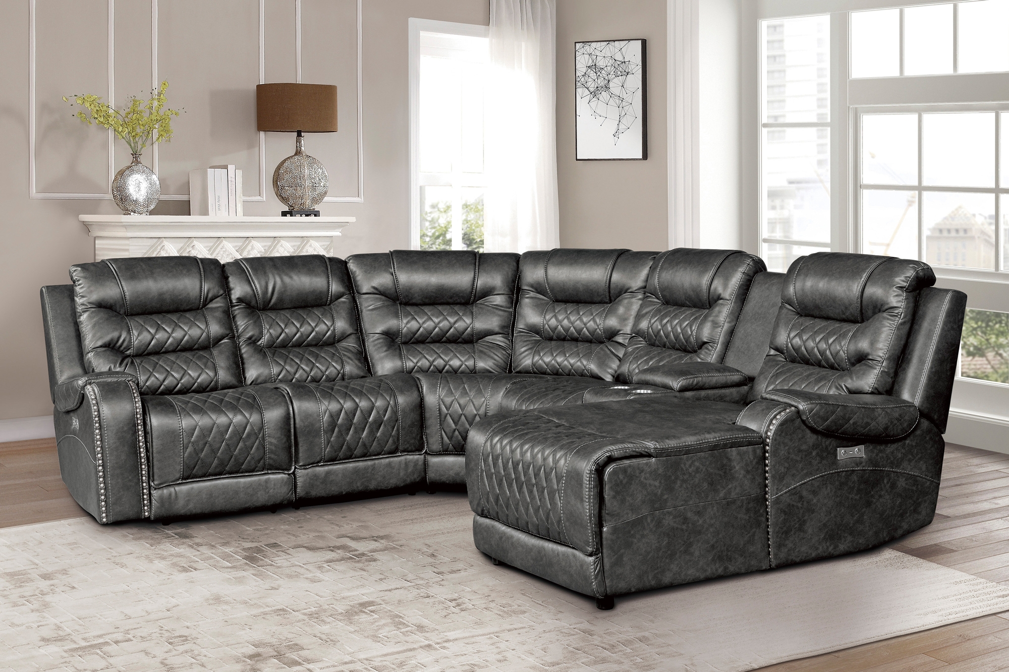 Putnam Modular Power Reclining Sectional