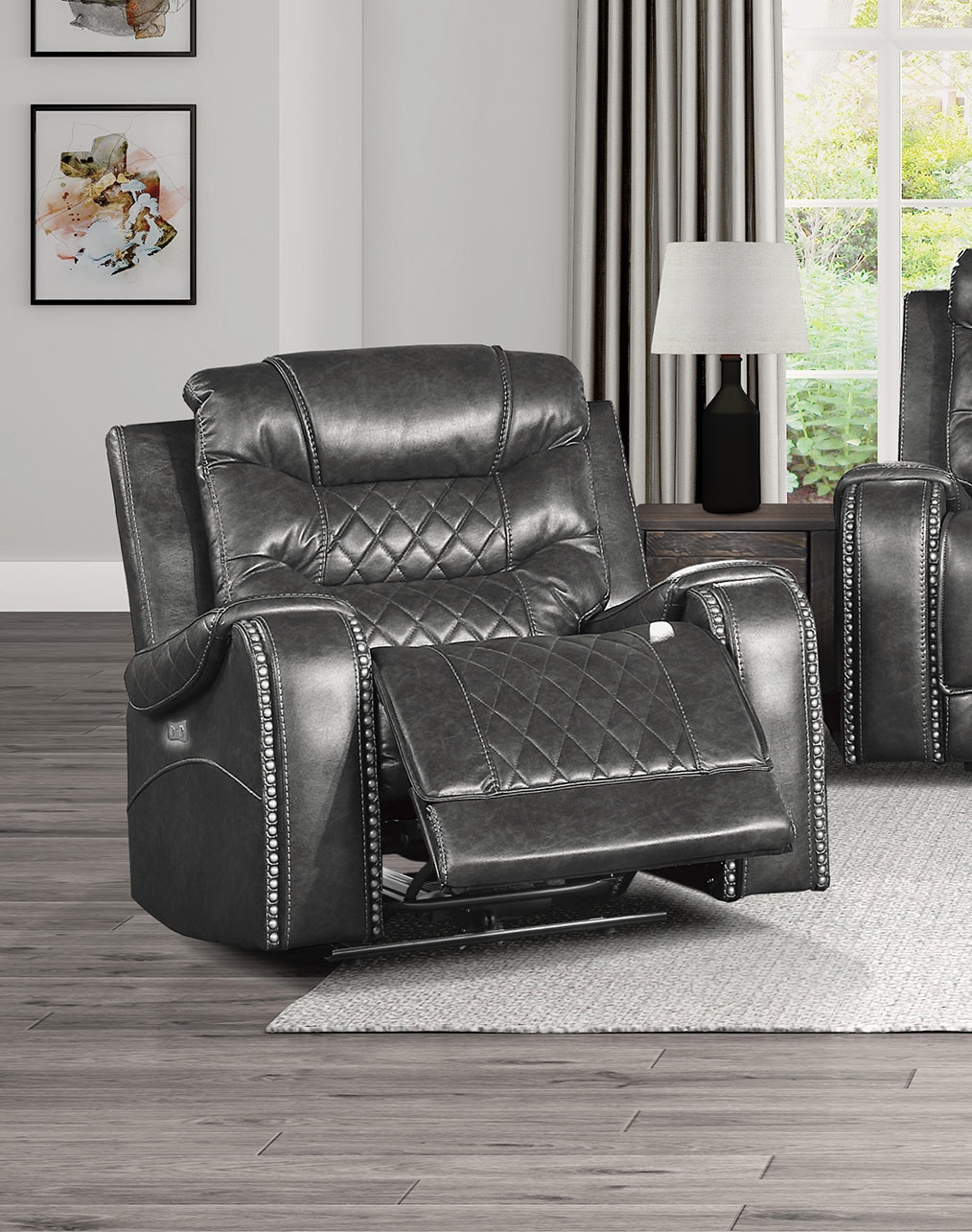 Putnam Power Polyester Reclining Chair