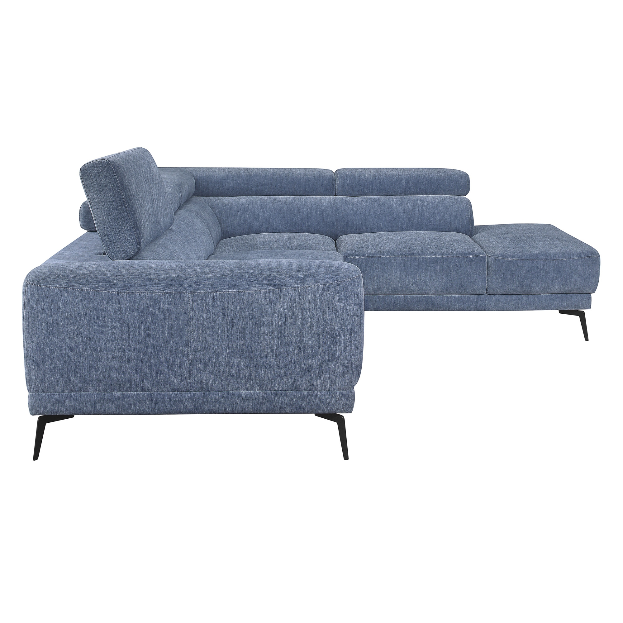 Medora Fabric Sectional, Right Chaise Facing