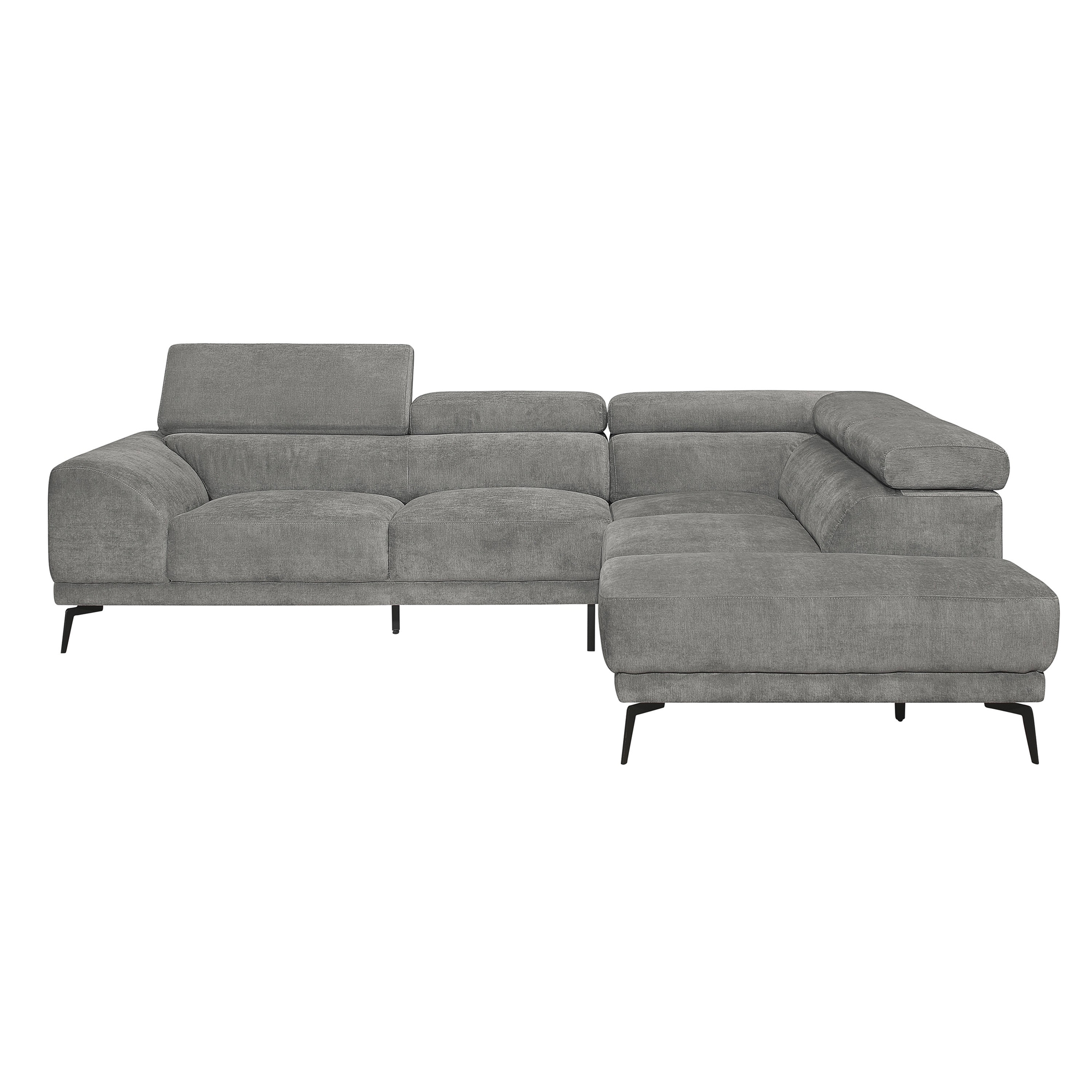Medora Fabric Sectional, Right Chaise Facing